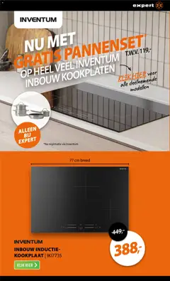 Expert folder - Voorbeeld van een folder van Expert, geldig van 23.03.2026 | Pagina: 20 | Producten: Kookplaat