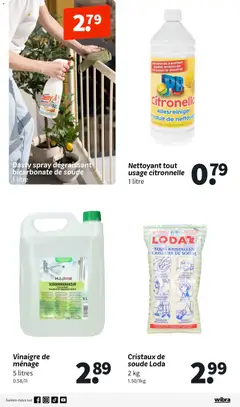 Wibra - Prévisualisation de Wibra catalouge valide à partir de 30.03.2026 | Page: 7 | Produits: Cristaux de soude, Bicarbonate de soude, Citronnelle, Vinaigre