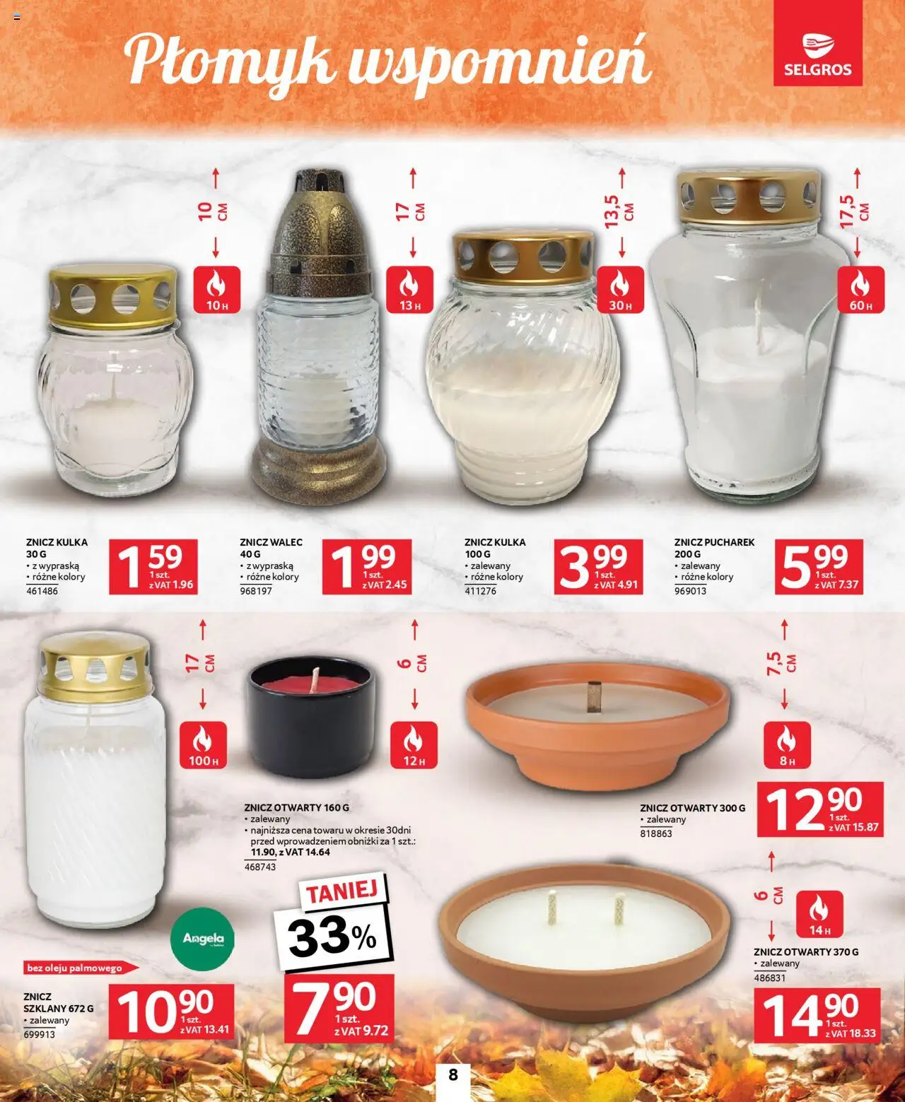 Selgros cash&carry Gazetka - Wszystkich Świętych od 09.10.2025 | Strona: 8