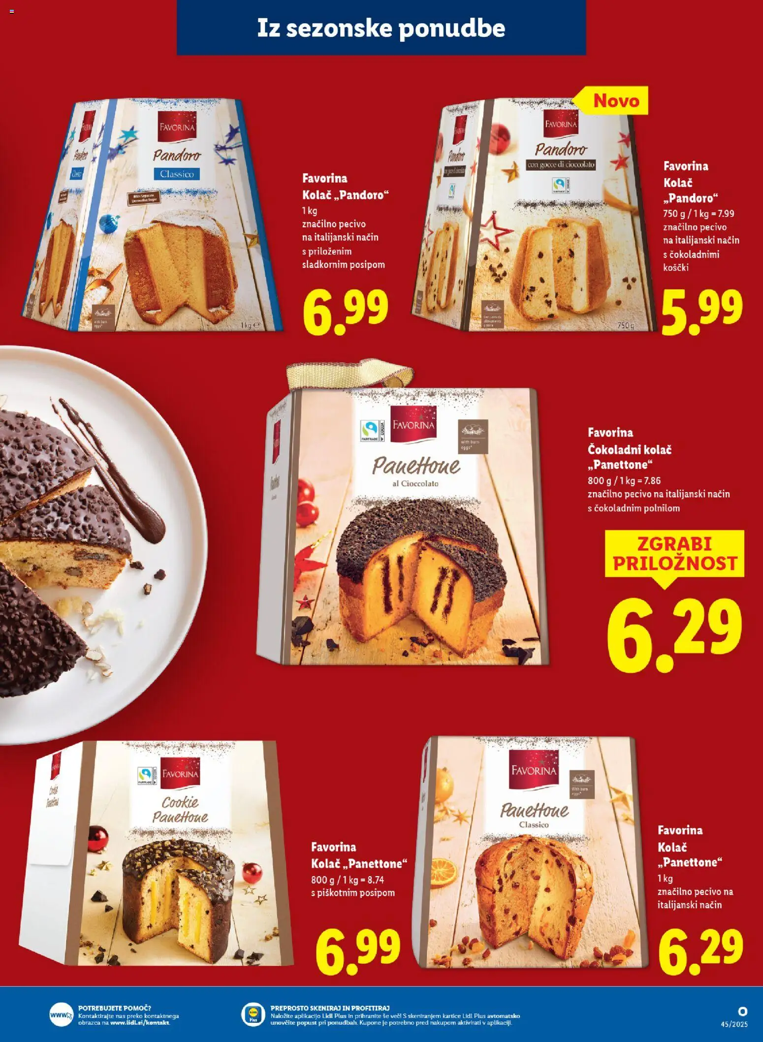 Novi Lidl katalog ponudbe – veljaven od 06.11.2025 | Stran: 21 | Izdelki: Kolač