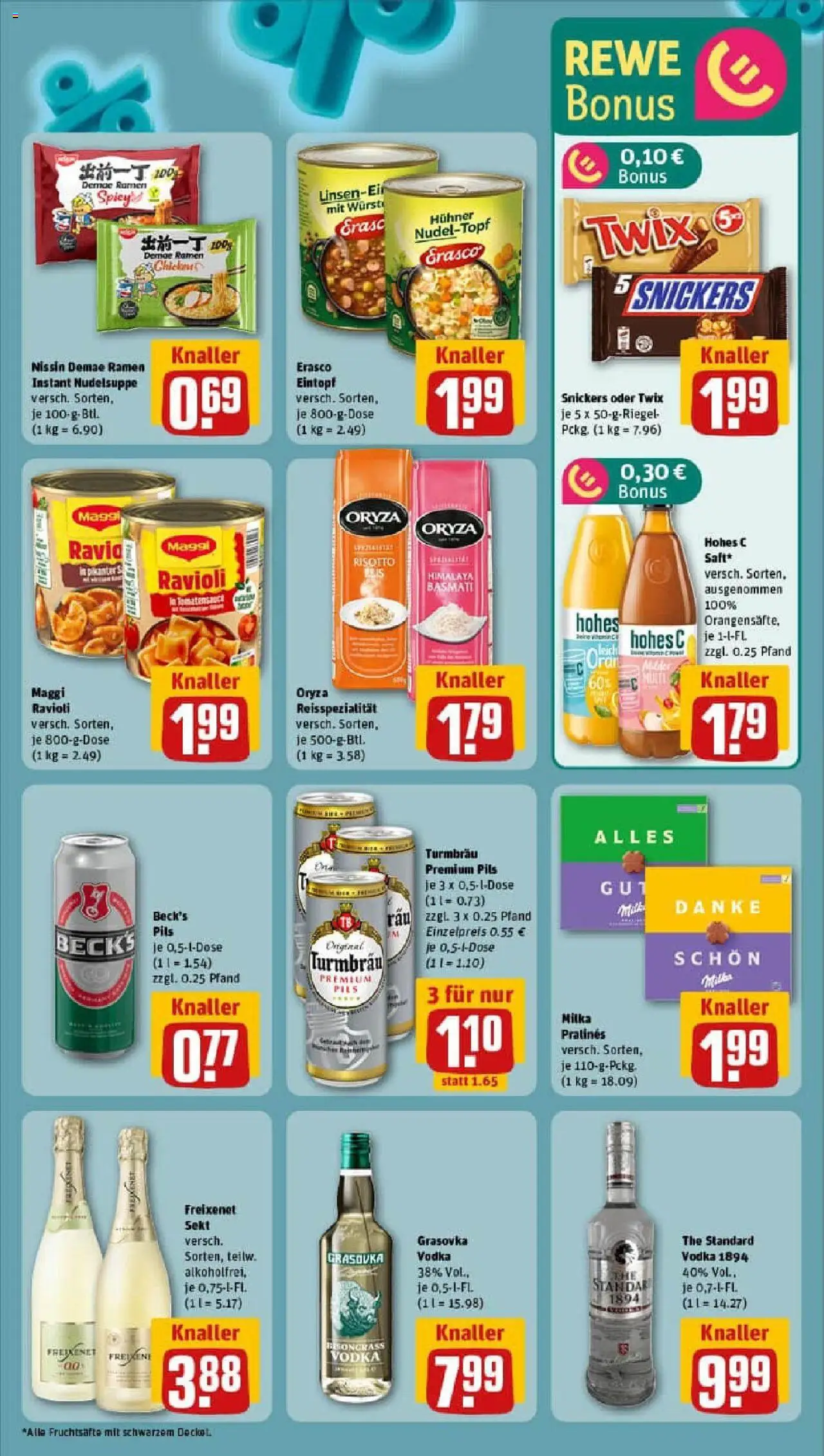 Rewe prospekt Frankfurt / Westend-Nord	 – gültig ab 21.09.2025 | Seite: 7 | Produkte: Pils, Milka, Wurst, Vodka