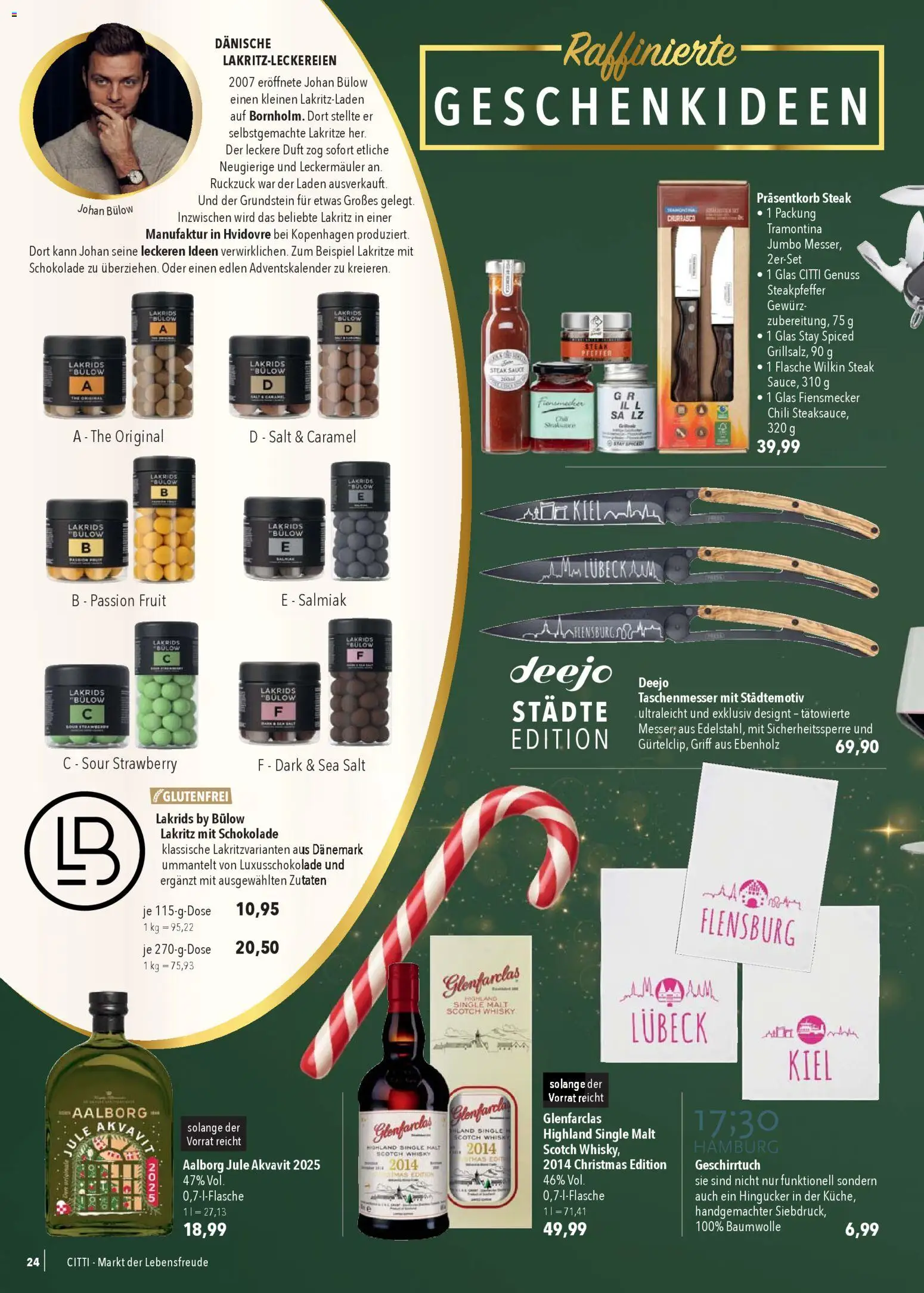 CITTI Markt Prospekt 	 – gültig ab 17.12.2025 | Seite: 24 | Produkte: Whisky, Schokolade, Duft, Chili