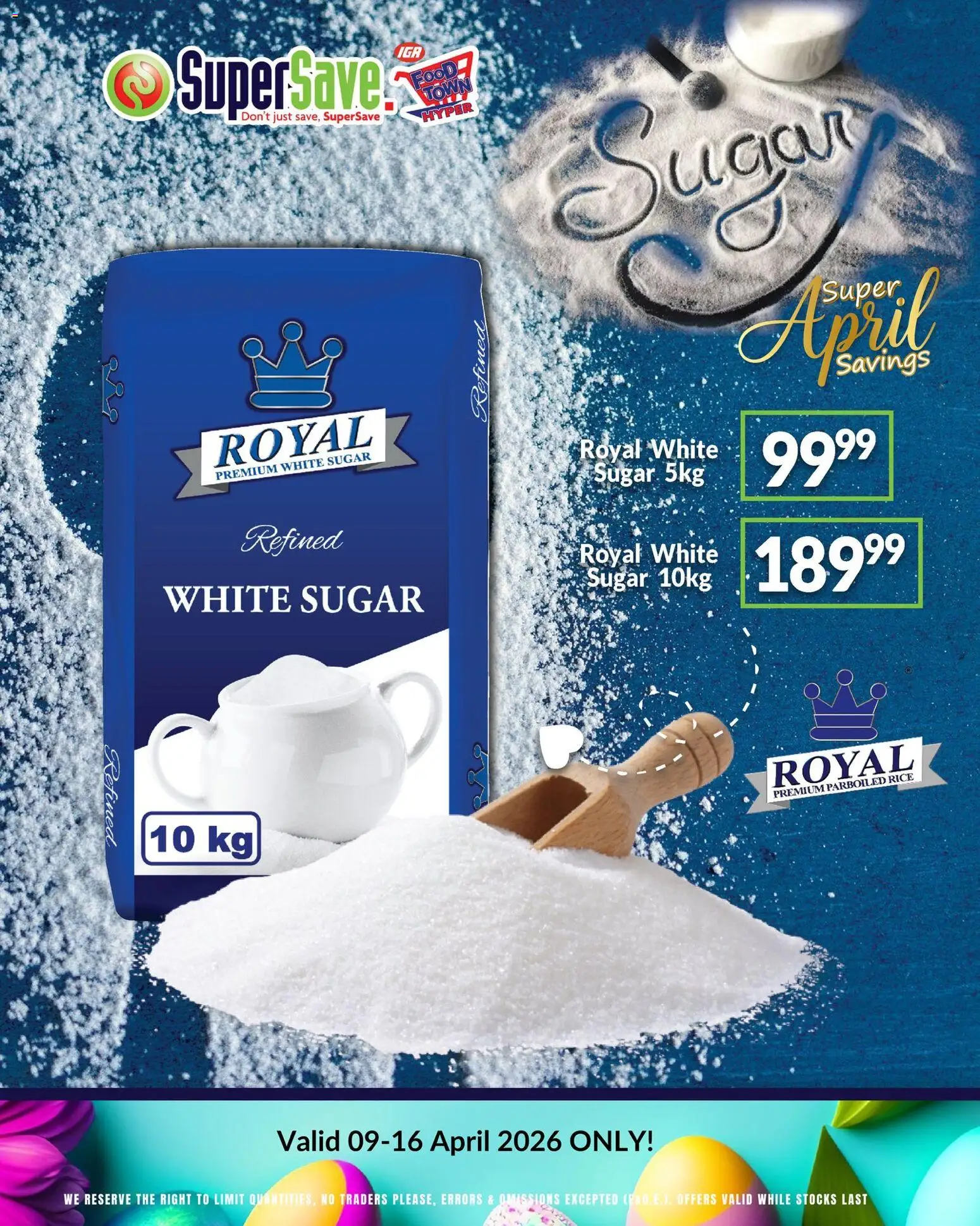 New Super Save catalogue – valid from 09.04.2026 | Page: 31 | Products: Rice, Sugar