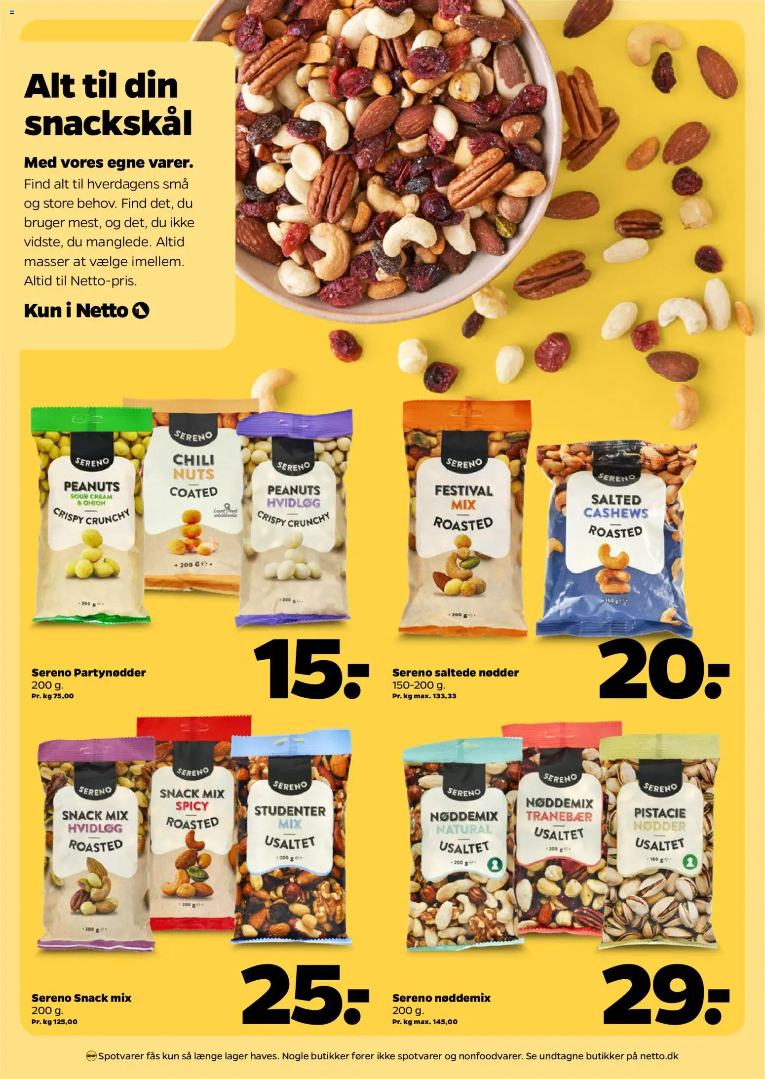 Netto tilbudsavis – gyldig fra 31.01.2026 | Side: 21 | Produkter: Nødder, Peanuts, Hvidløg