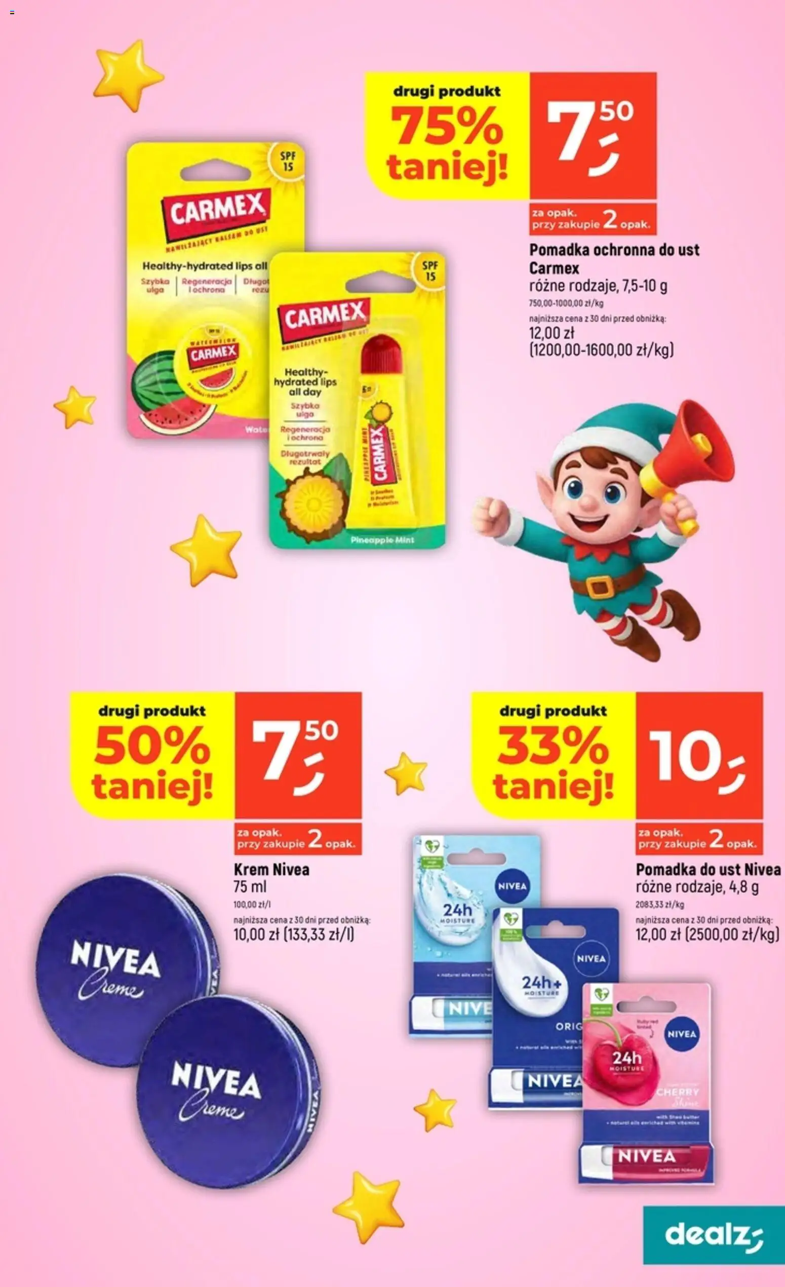 Dealz Gazetka od 13.11.2025 | Strona: 35 | Produkty: Pomadka, Krem, Pomadka do ust