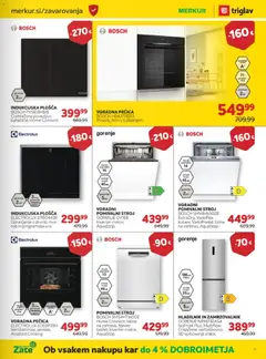 Merkur katalog akcije – veljaven od 03.12.2025 | Stran: 15 | Izdelki: Hladilnik, Pecica, Pomivalni stroj, Vgradna pečica