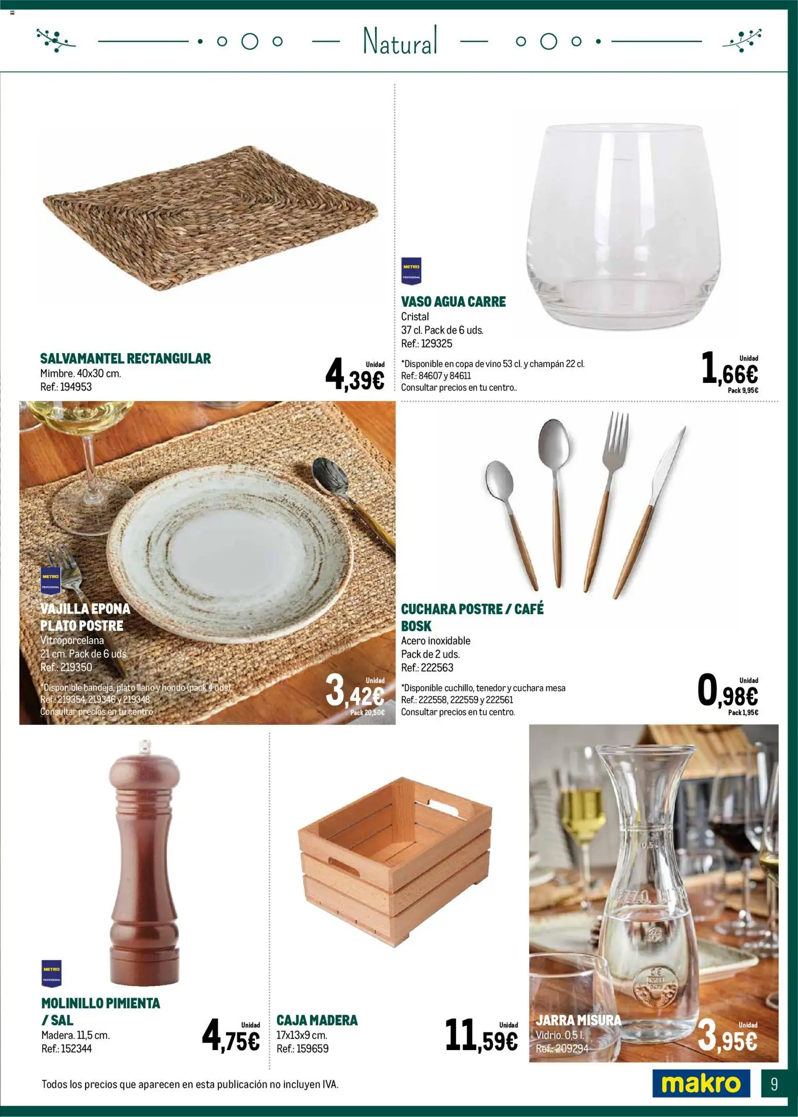 Makro - Decoracion Navidad Península │ válido desde el 03.11.2025 | Página: 9 | Productos: Café, Vino, Βρεφικό κρεβάτι, Caja