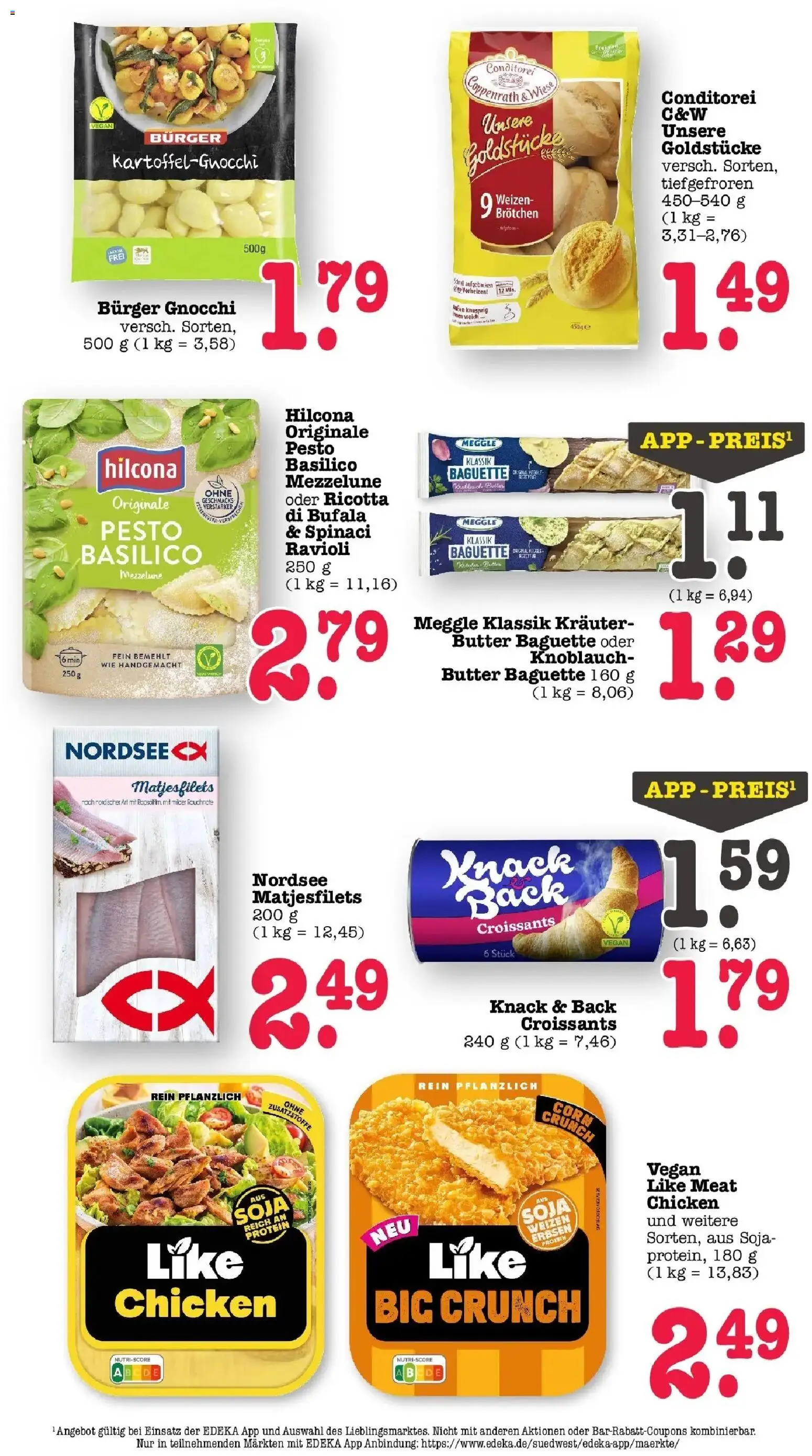 Edeka prospekt Offenbach	 – gültig ab 16.03.2026 | Seite: 27 | Produkte: Butter, Baguette, Pasta, Erbsen