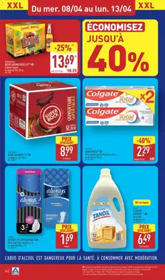 Aldi - Prévisualisation de Aldi - Catalogue de la semaine 15 valide à partir de 08.04.2026 | Page: 28 | Produits: Desperados, Savon de marseille, Savon, Lessive