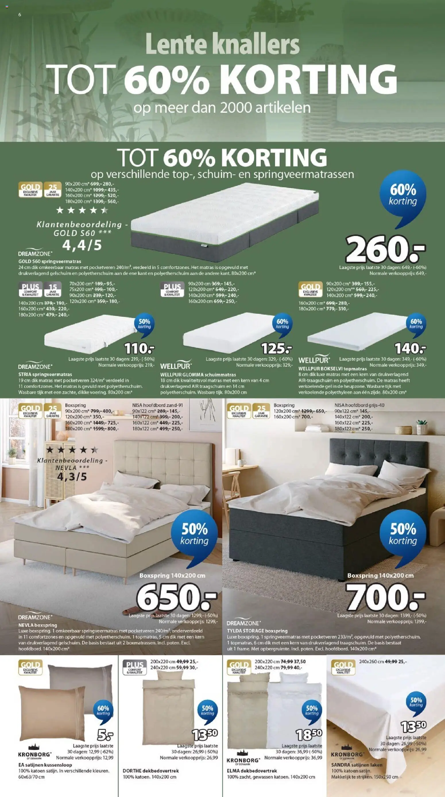 {H1} | Pagina: 6 | Producten: Matras, Gel