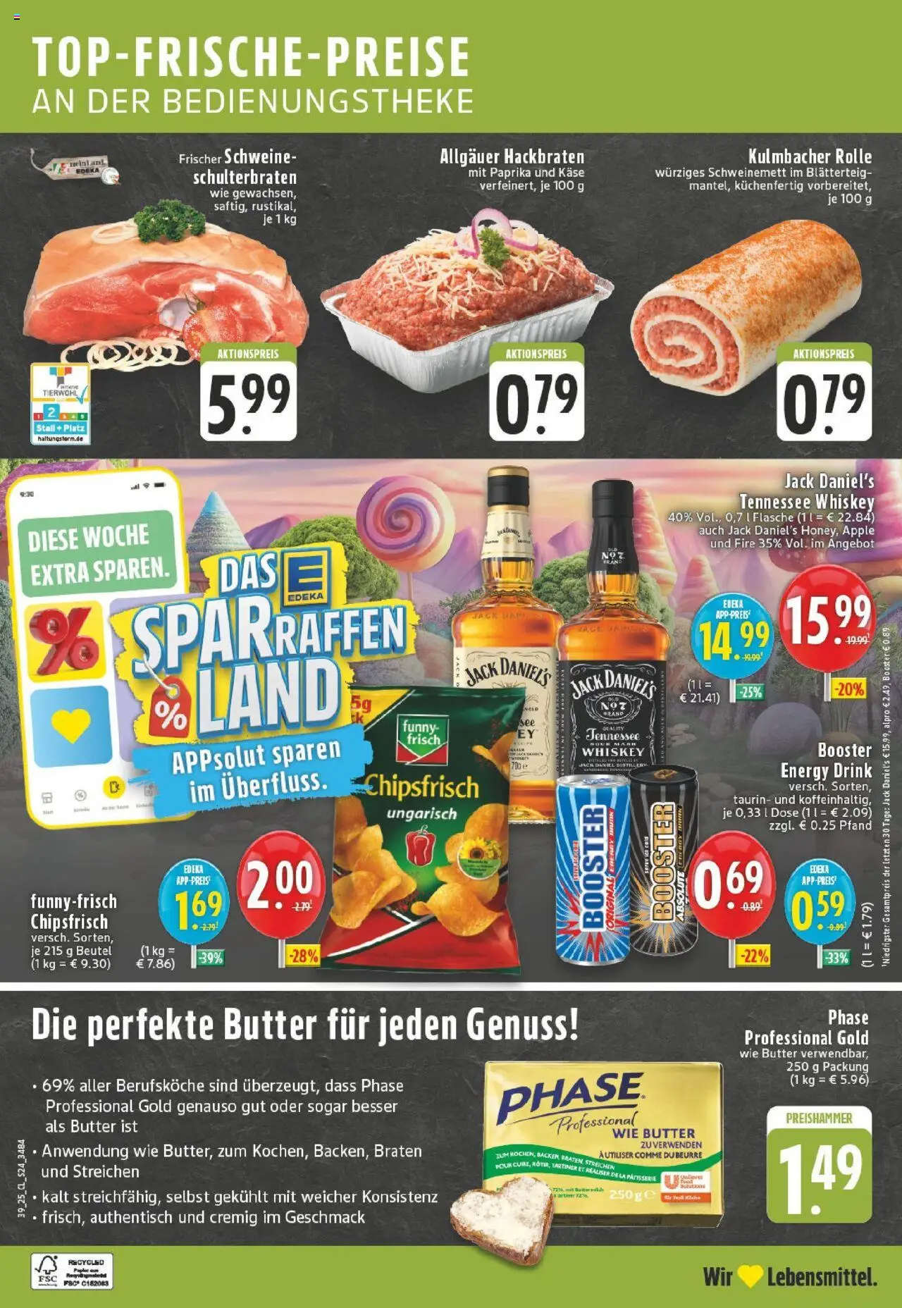 Edeka prospekt Hamm	 – gültig ab 21.09.2025 | Seite: 24 | Produkte: Funny frisch, Alpro, Paprika, Chips