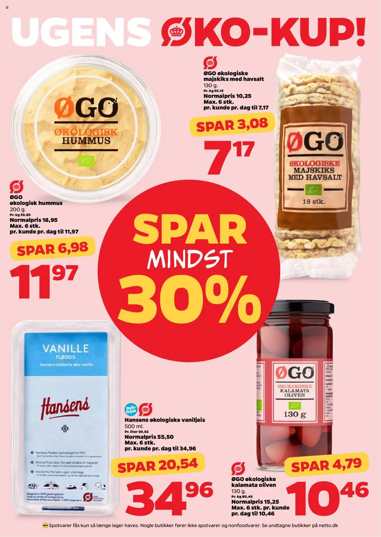 Netto tilbudsavis – gyldig fra 18.10.2025 | Side: 17 | Produkter: Flødeis, Oliven