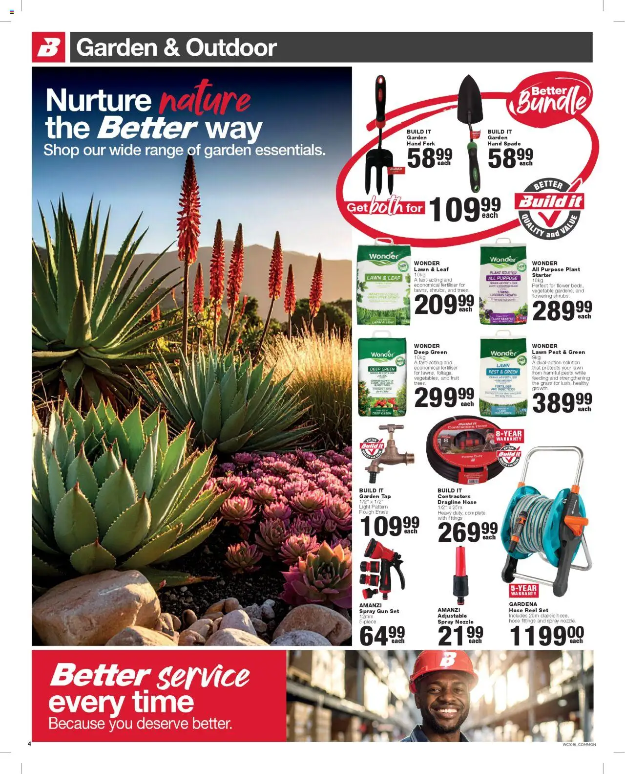 Build It - Western Cape - Weekly Specials │ valid from 21.08.2025 | Page: 4 | Products: Light, Spade, Tap, Fruit