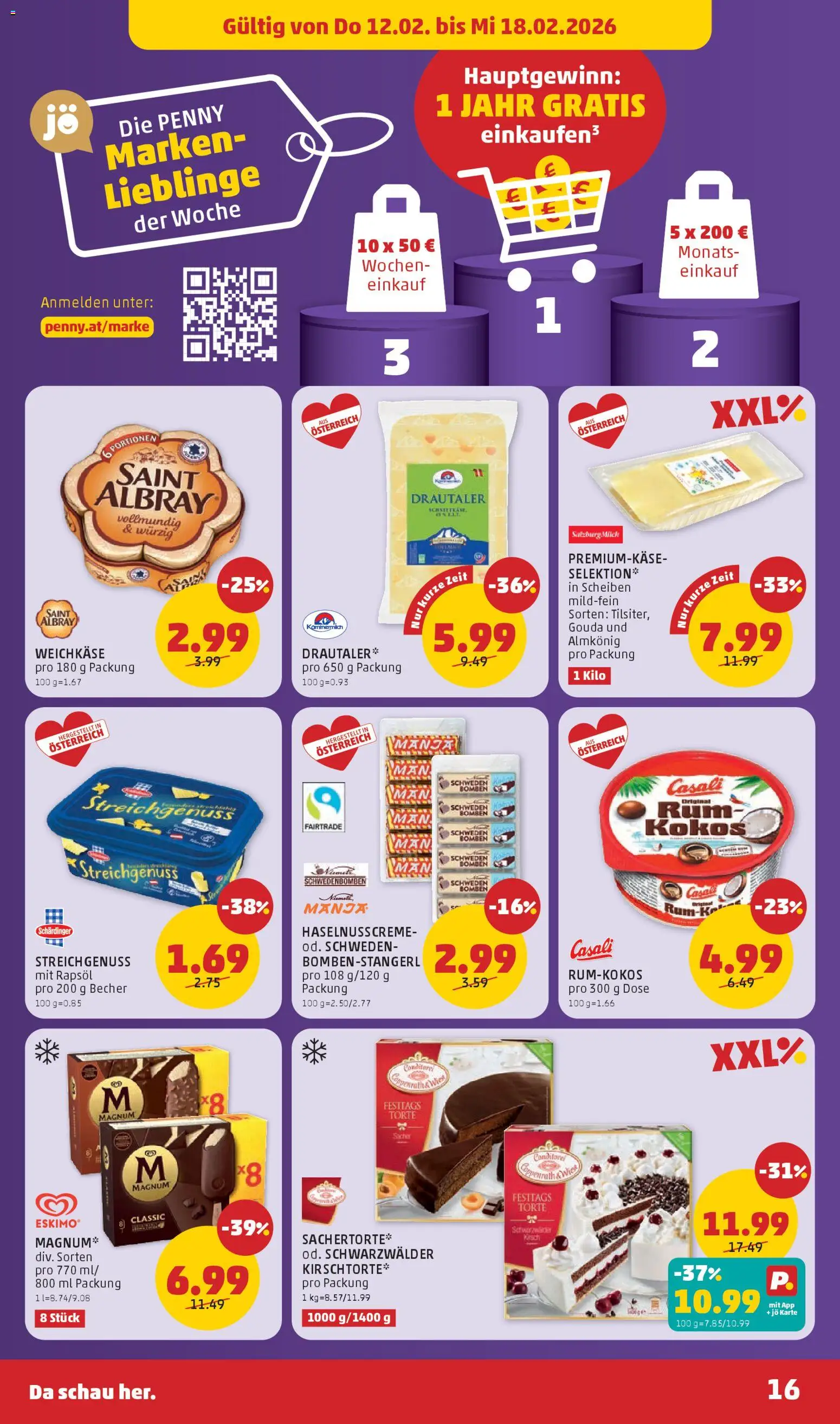 Penny Markt Flugblatt gültig ab 12.02.2026 | Seite: 16