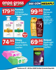27.03.2026 tarihinden itibaren geçerli olan Anpa Gross kataloğu önizlemesi | Sayfa: 6 | Ürünler: Şampuan, Yağ