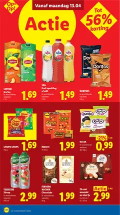 IJs met amandel en mini ijs, 6 x 120 ml / 12 x 50 ml - Voorbeeld van een folder van Lidl, geldig van 13.04.2026 | Pagina: 17 | Producten: Chocolade, Doritos, Füstölt libamell, Fruit