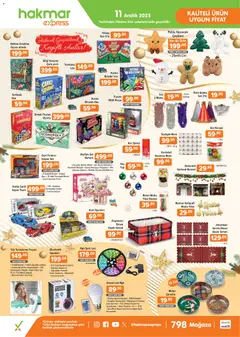 11.12.2025 tarihinden itibaren geçerli olan Hakmar Express kataloğu önizlemesi