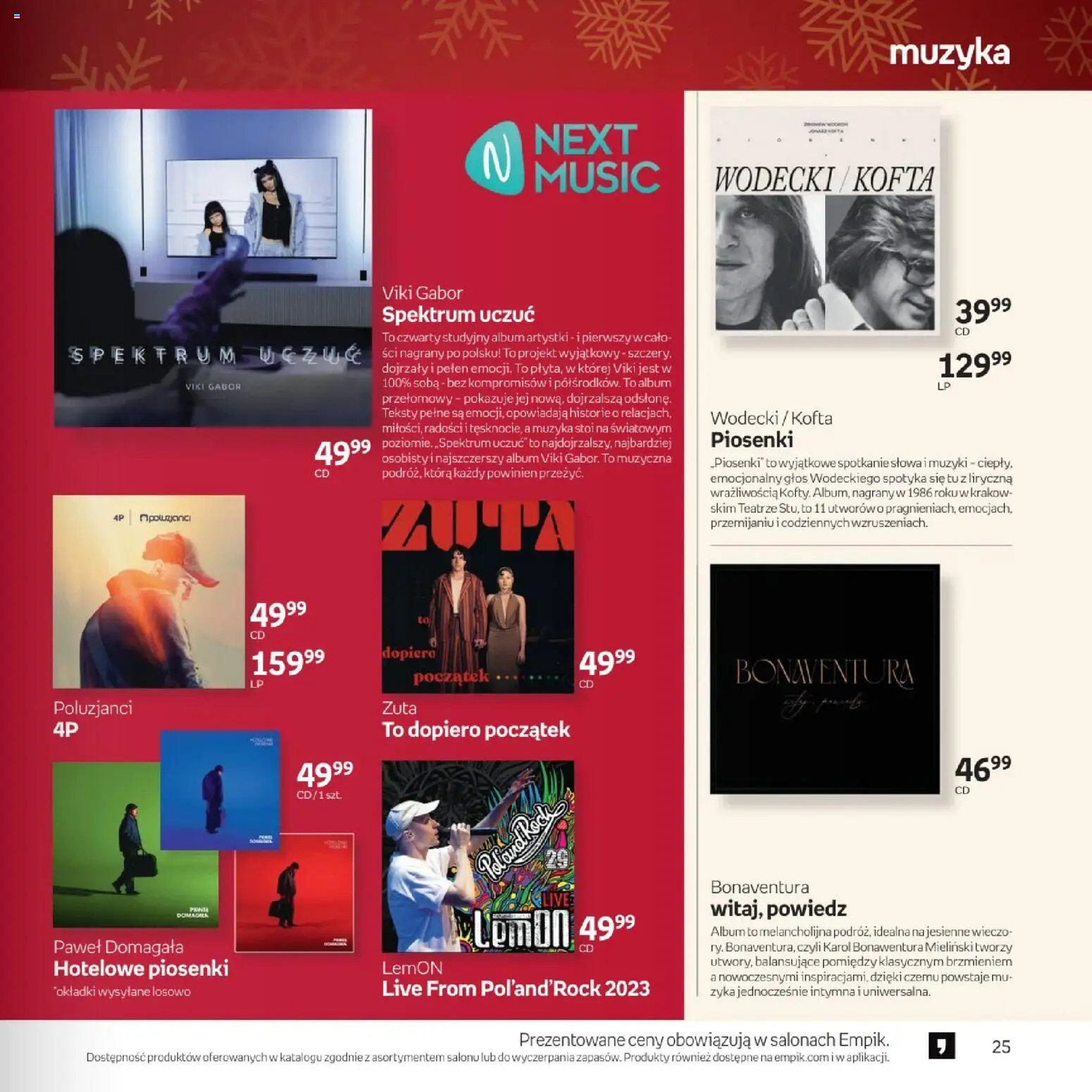 Empik promocje - Xmas Muzyka od 26.11.2025 | Strona: 25