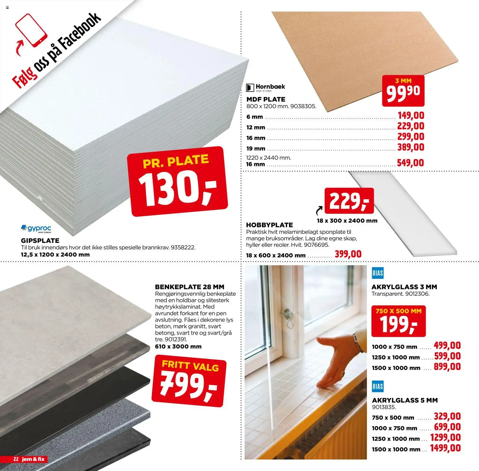 {H1} | Side: 22 | Produkter: Plate, Lys