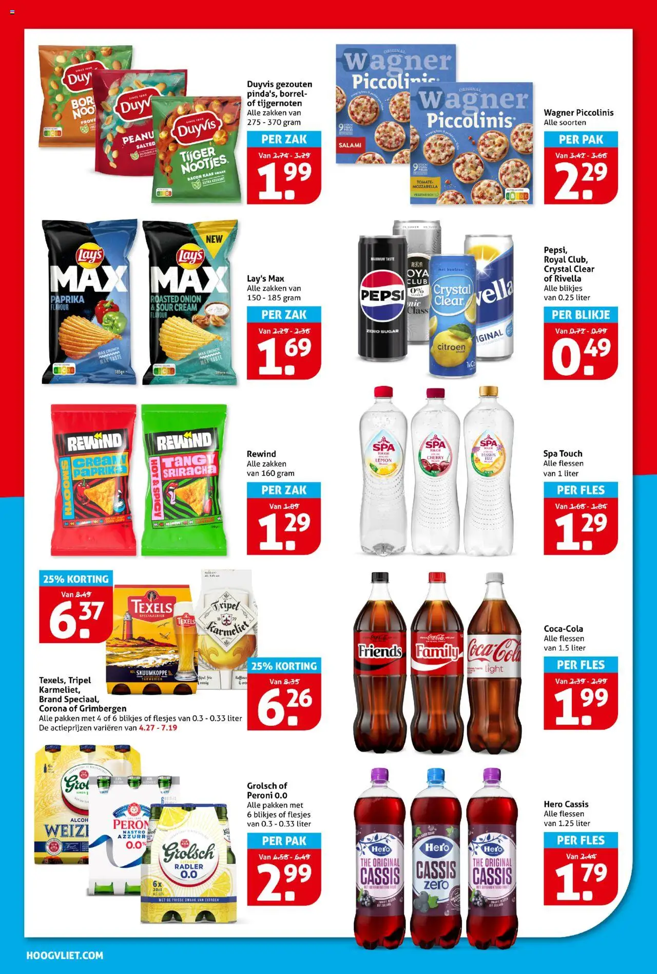  | Pagina: 12 | Producten: Fles, Bacon, Cassis, Kész piskótalap