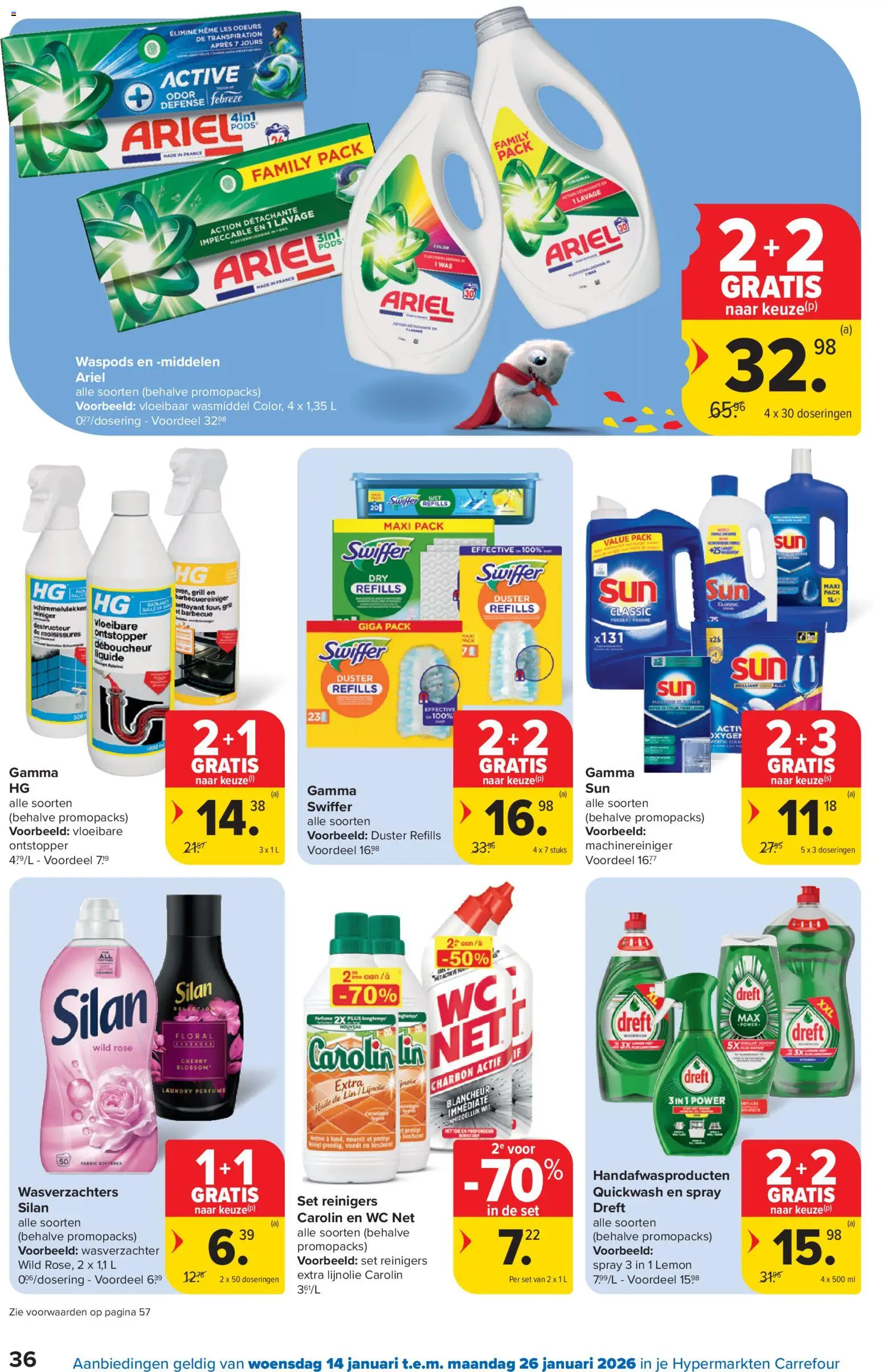 {H1} | Pagina: 36 | Producten: Wc, Grill, Wasmiddel, Wasverzachter