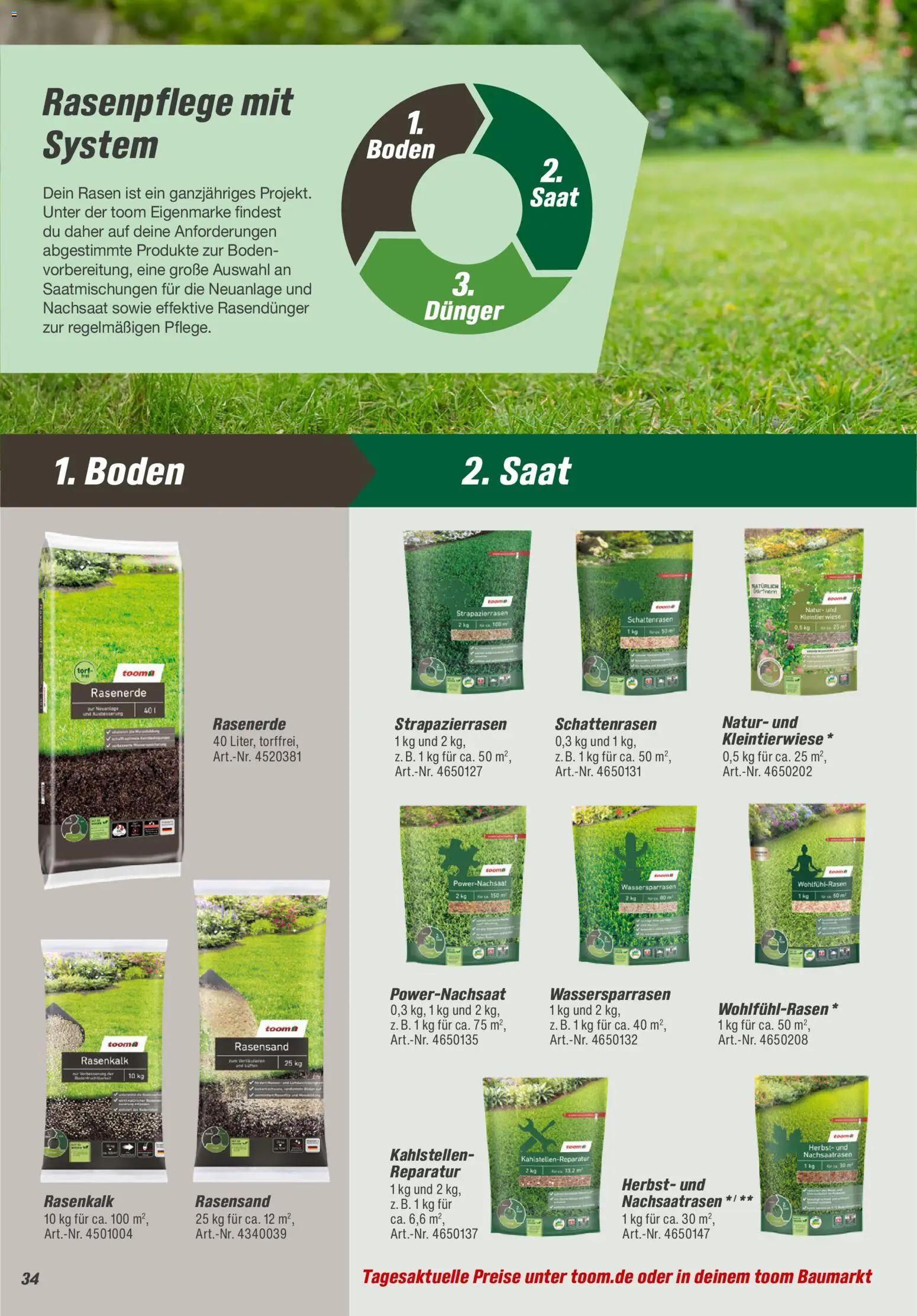 Toom Baumarkt Gewächshäuser & Anzucht 2026 – gültig ab 01.01.2026 | Seite: 34