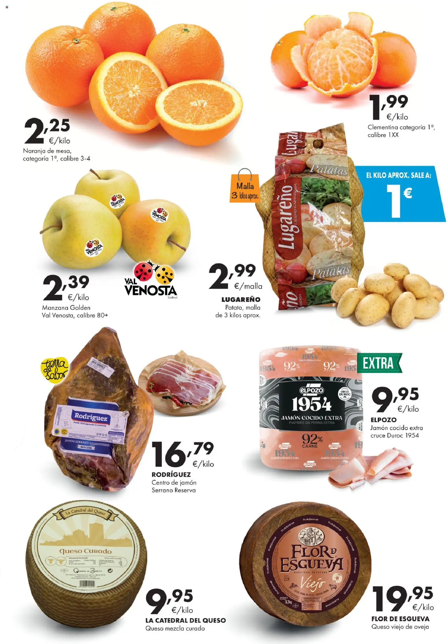 Lupa Supermercados folleto │ válido desde el 16.04.2026 | Página: 2 | Productos: Jamón serrano, Leche, Queso, Jamón