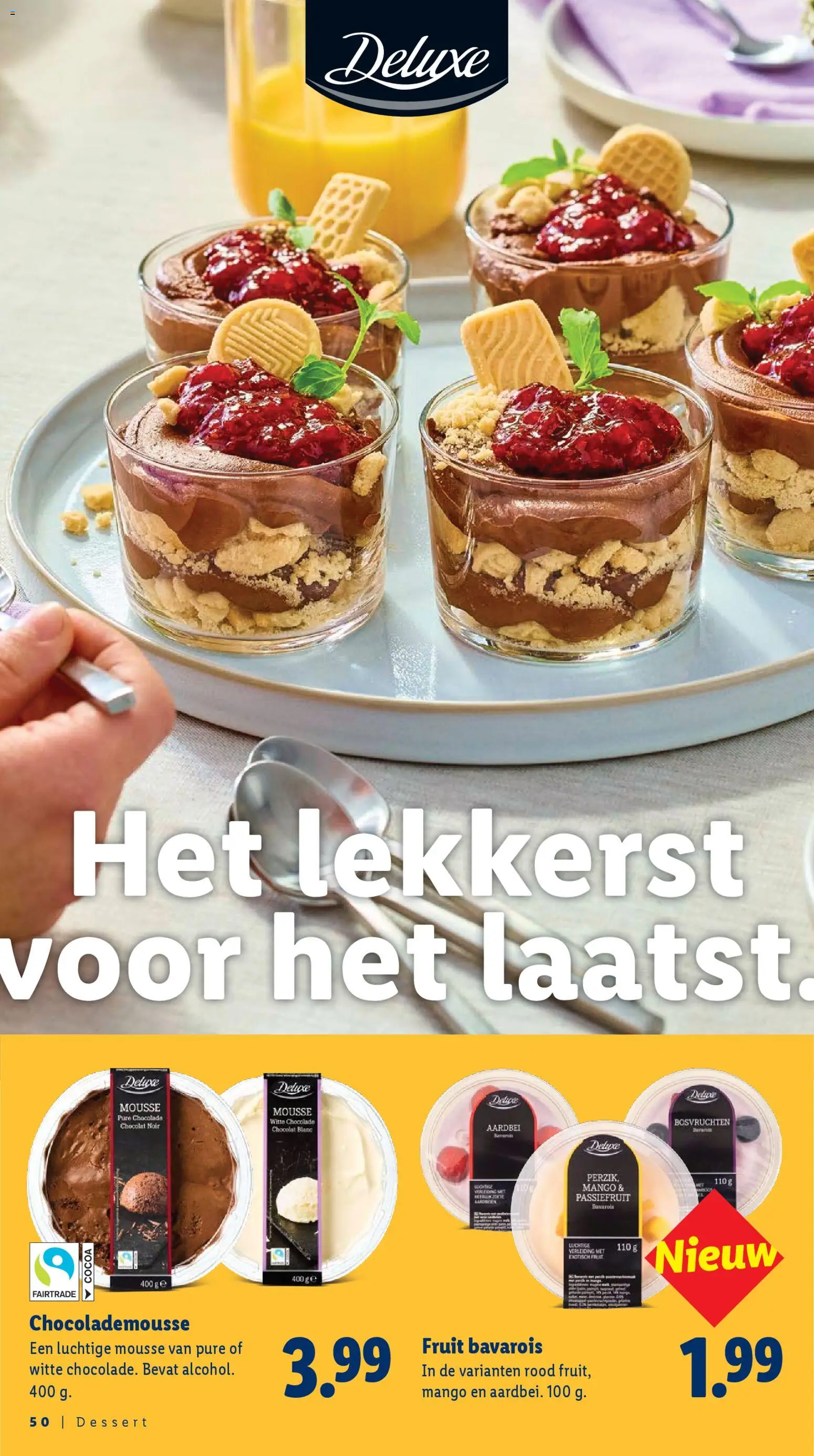 {H1} | Pagina: 50 | Producten: Chocolade, Fruit, Mango, Aardbei