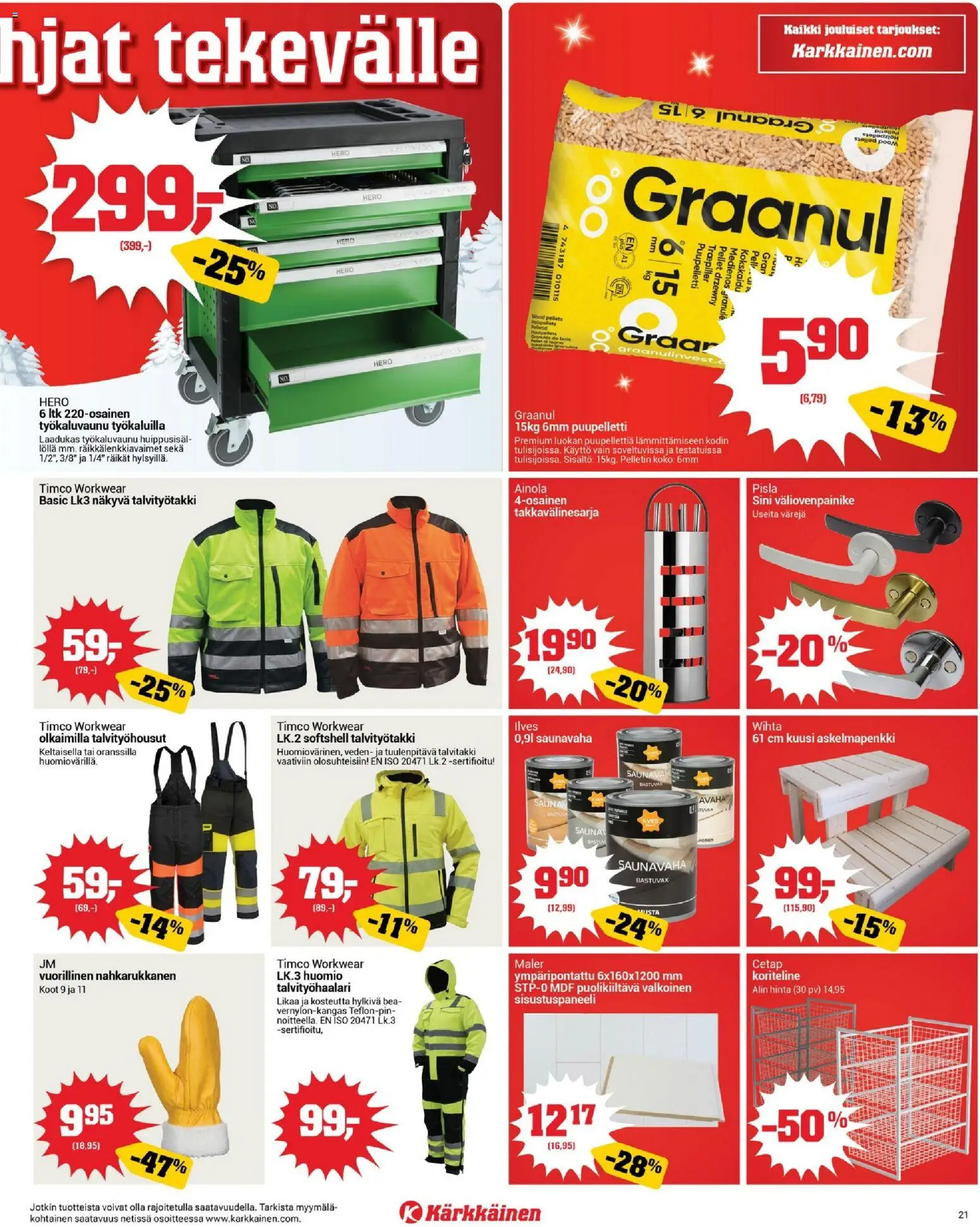 Kärkkäinen tarjoukset – voimassa 03.11.2025 alkaen | Sivu: 21