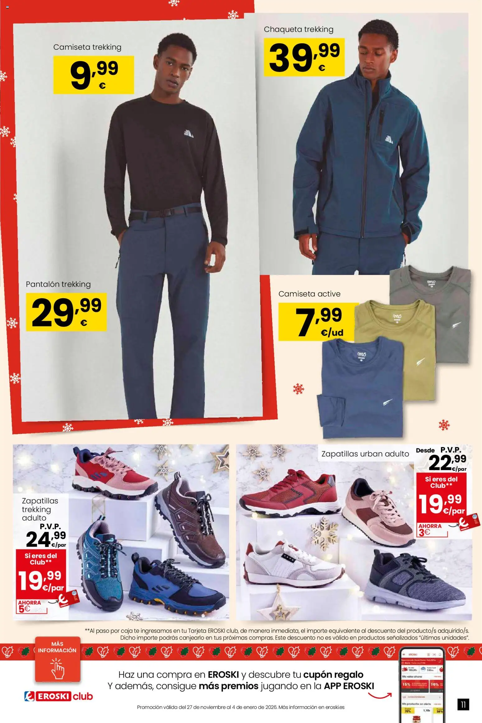 Eroski - Regalos │ válido desde el 02.12.2025 | Página: 11 | Productos: Chaqueta, Zapatillas, Té, Caja