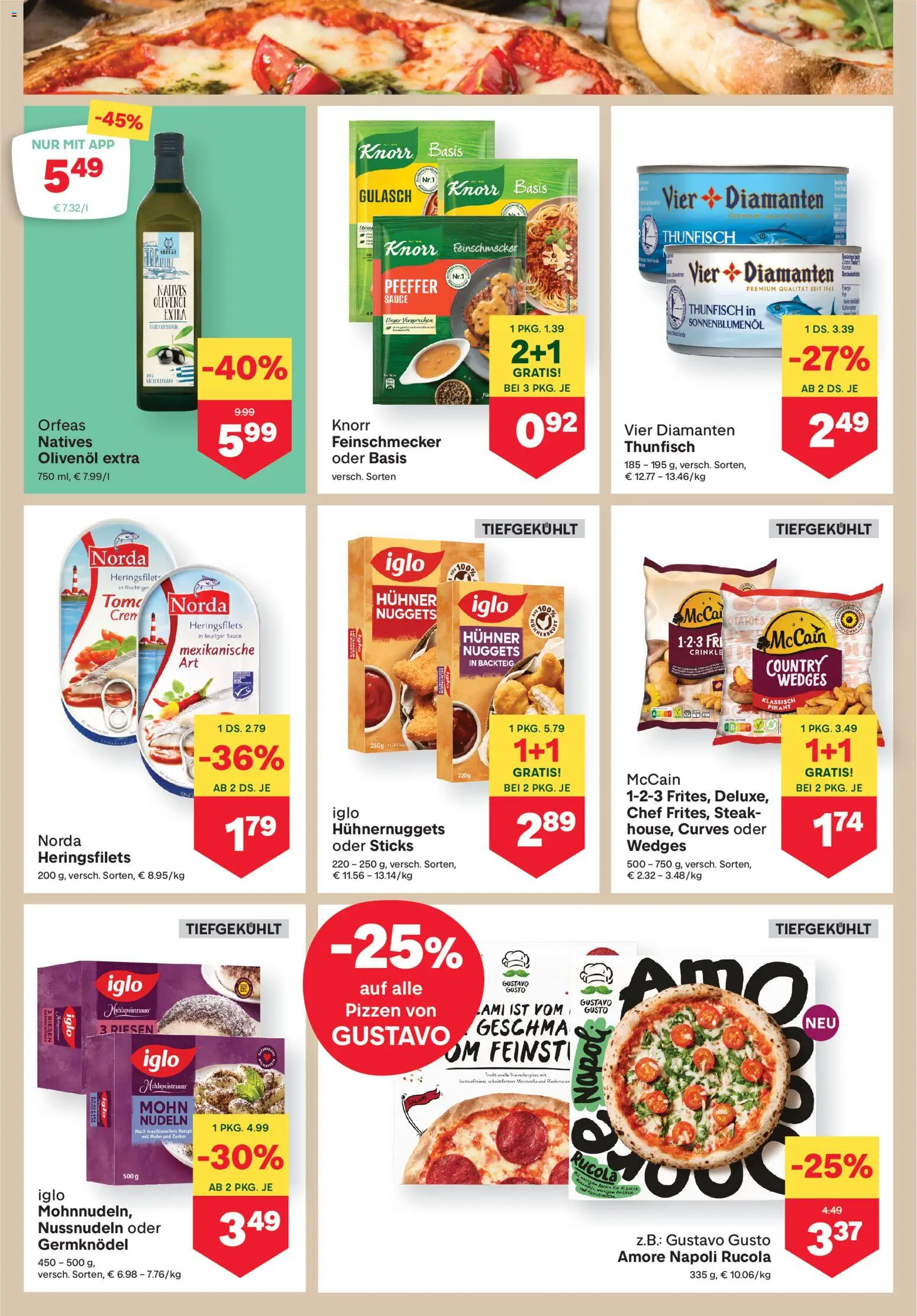 MPREIS Flugblatt gültig ab 22.01.2026 | Seite: 7 | Produkte: Zucker, Pfeffer, Nudeln