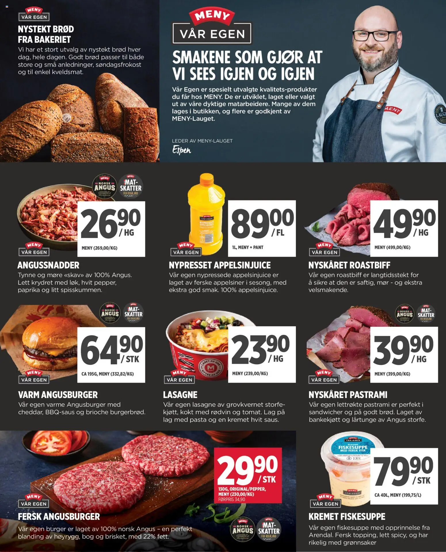 {H1} | Side: 5 | Produkter: Brød, Fisk, Paprika, Umetna rastlina