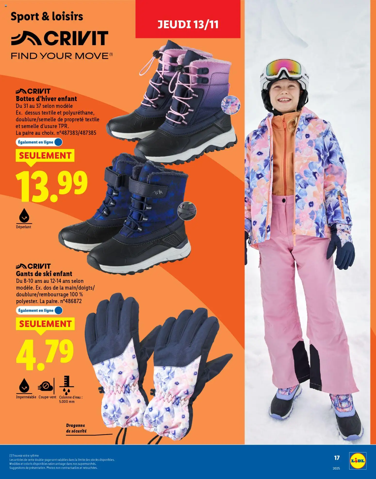 {H1} | Page: 17 | Produits: Ski, Bottes, Gants
