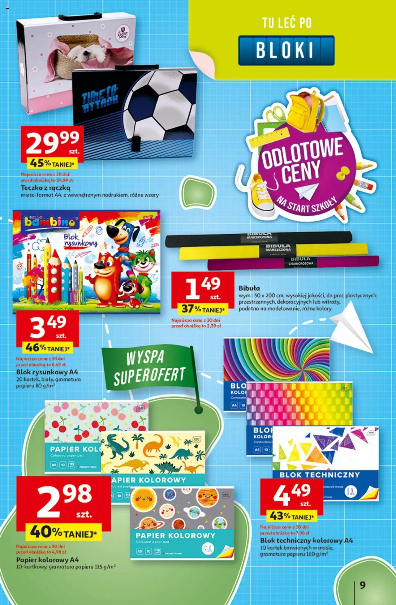 Auchan Gazetka - Odlotowe ceny na start szkoły Hipermarket od 21.08.2025 | Strona: 9 | Produkty: Gra