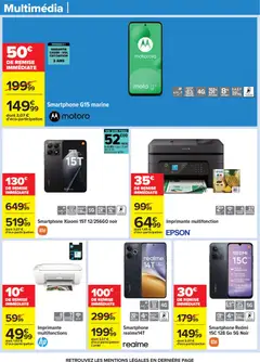 Carrefour - Prévisualisation de Carrefour catalogue semaine 50 valide à partir de 09.12.2025 | Page: 62 | Produits: Smartphone, Imprimante, Appareil photo, Imprimante multifonction