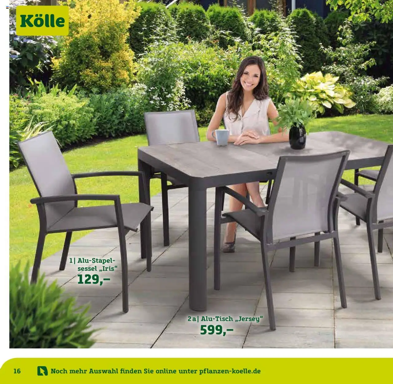 Pflanzen-Kölle Gartenmöbel Katalog 2025 – gültig ab 22.01.2025 | Seite: 16 | Produkte: Sessel