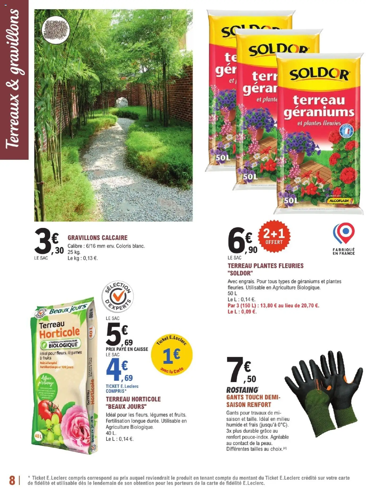{H1} | Page: 8 | Produits: Sac, Plantes, Terreau, Terreau horticole