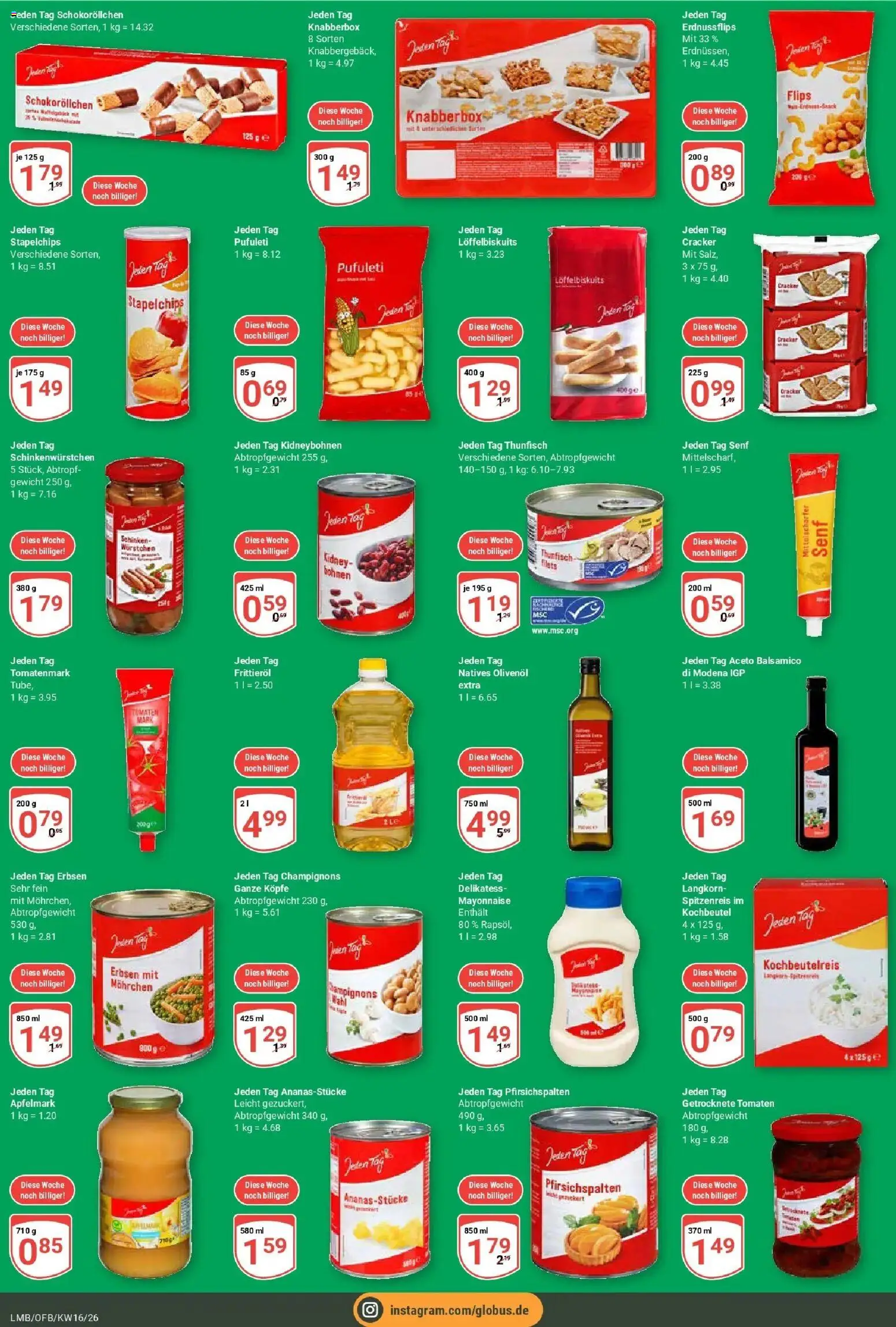 Globus Prospekt Limburg	 – gültig ab 12.04.2026 | Seite: 13 | Produkte: Thunfisch, Balsamico, Olivenol, Schinken