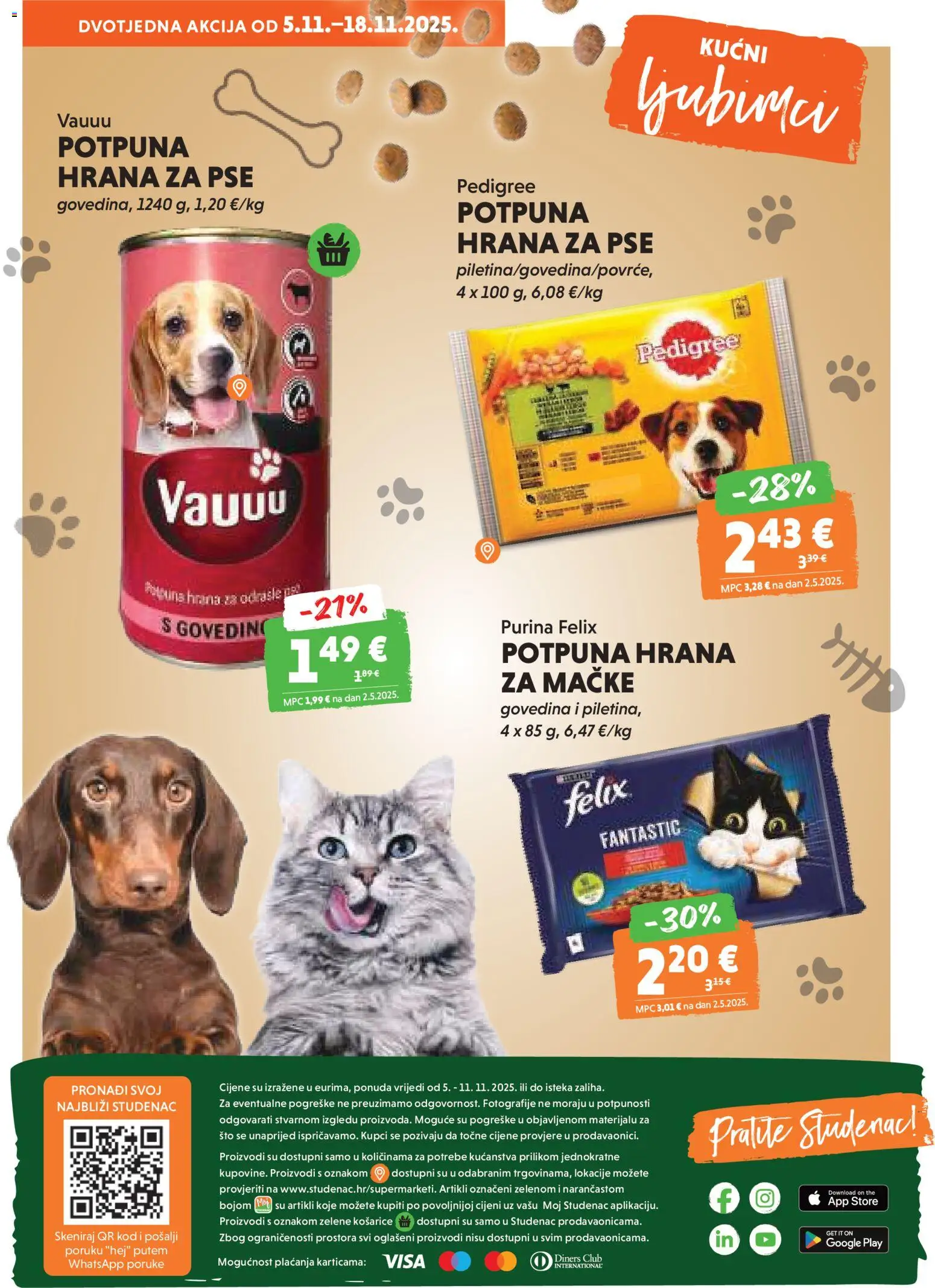 Studenac katalog | vrijedi od 05.11.2025 | Stranica: 38 | Proizvodi: Hrana za pse, Govedina