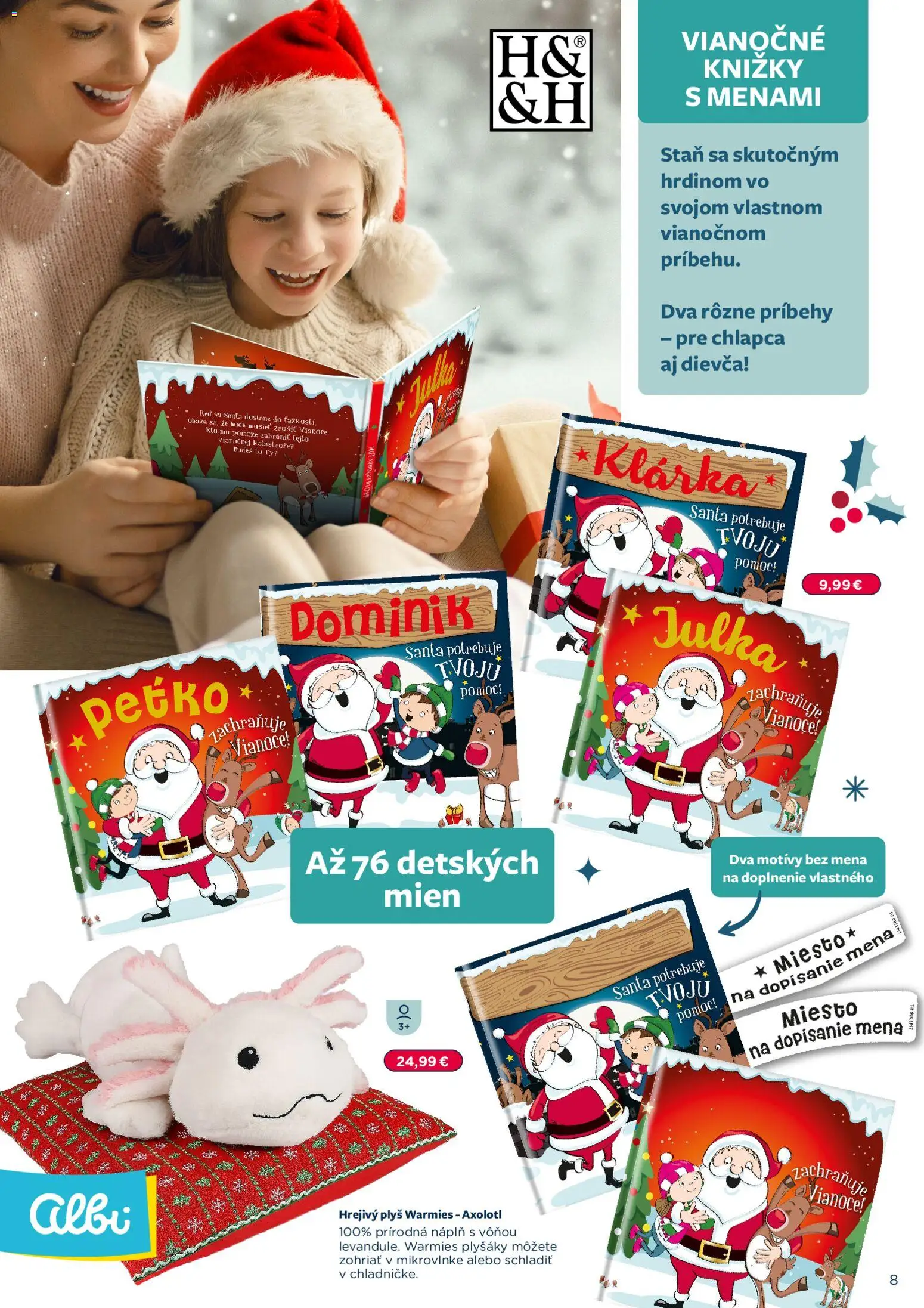 Nové Albi akcie – leták je platný od 02.11.2025 | Strana: 8 | Produkty: Stan