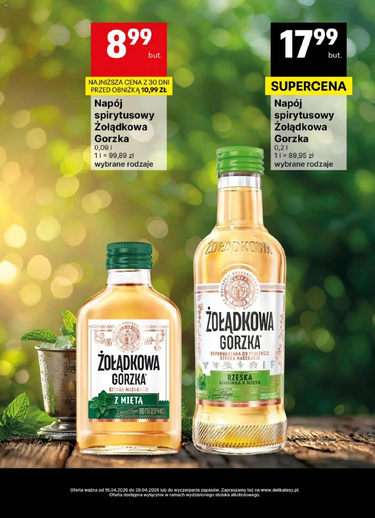 Delikatesy Centrum gazetka - DeliBarek od 16.04.2026 | Strona: 13 | Produkty: Limonka, Mięta