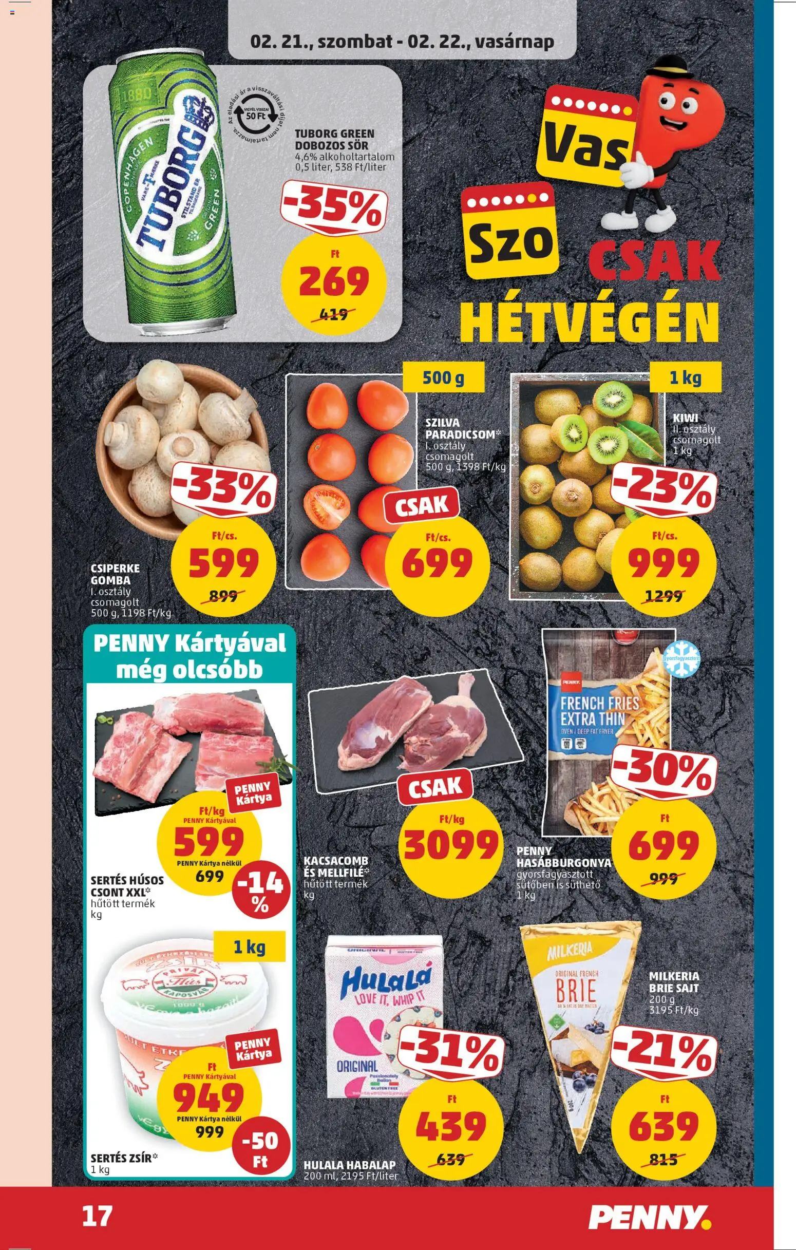 PENNY akciós ujság - amely érvényes a következő dátumtól: 19.02.2026 | Oldal: 21