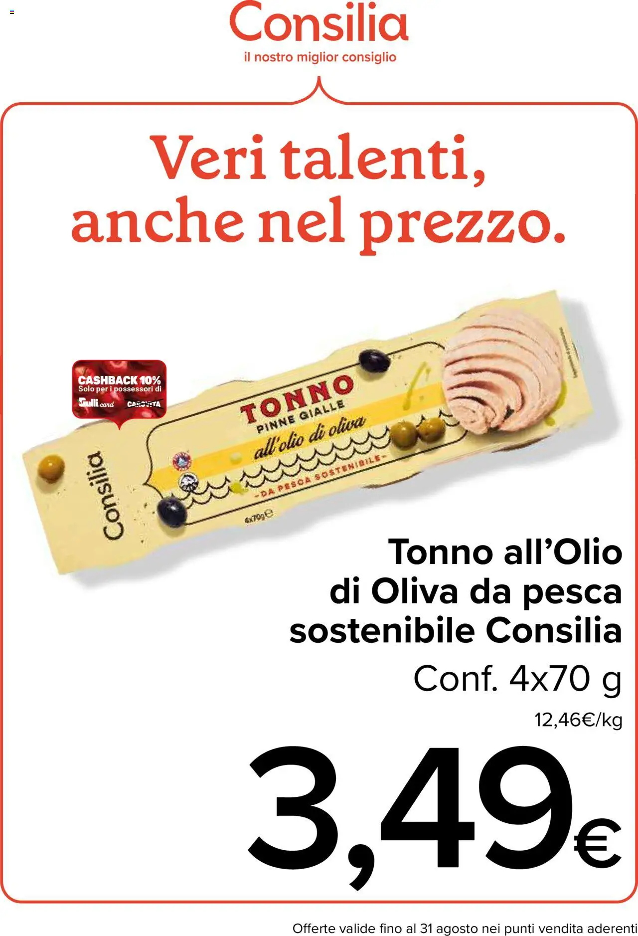Volantino Gulliver del 01.08.2025 | Pagina: 2 | Prodotti: Pesca, Pinne, Tonno