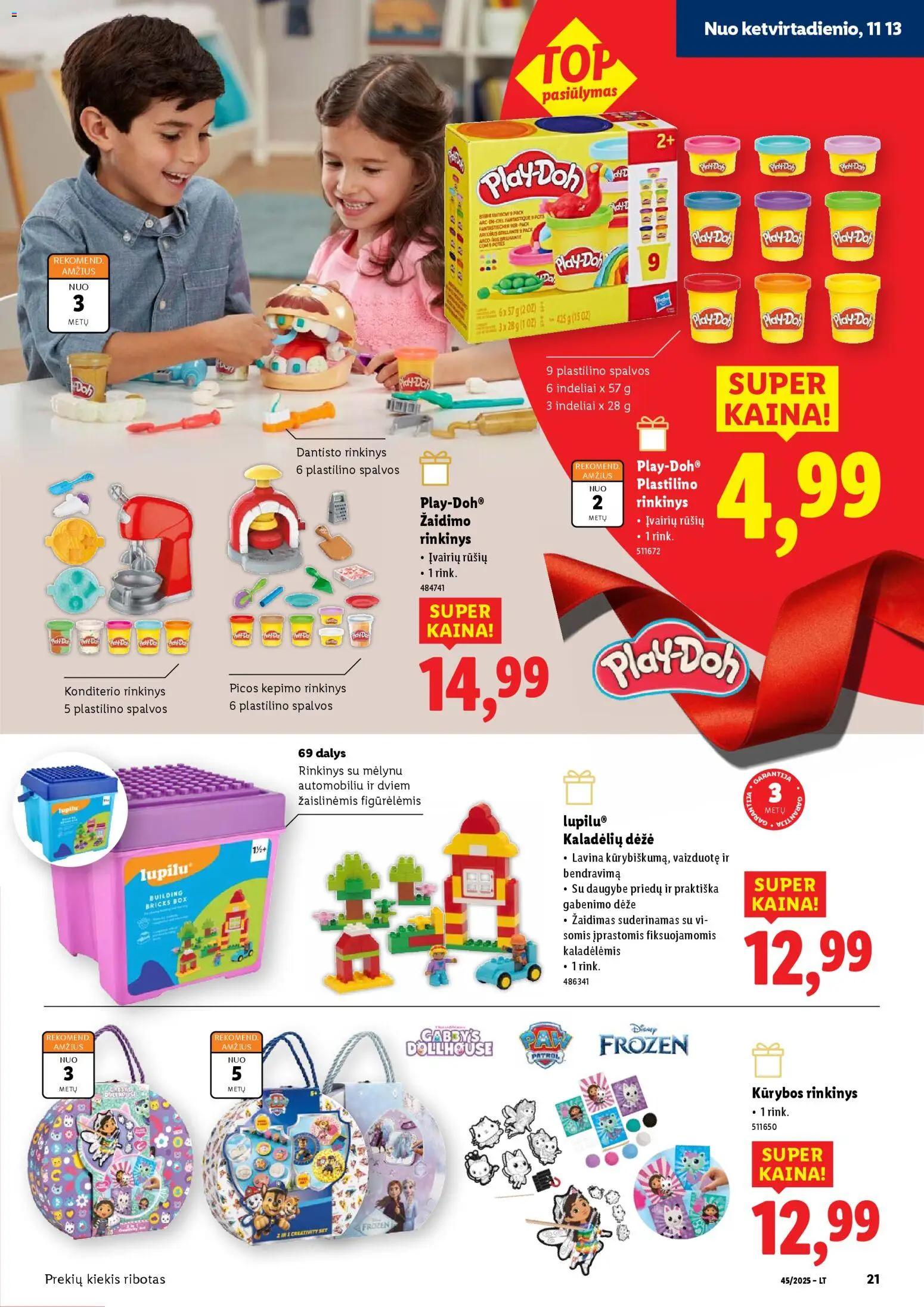 LIDL akcijos nuo 03.11.2025 | Puslapis: 21 | Prekių: Žaidimas, Dėžė