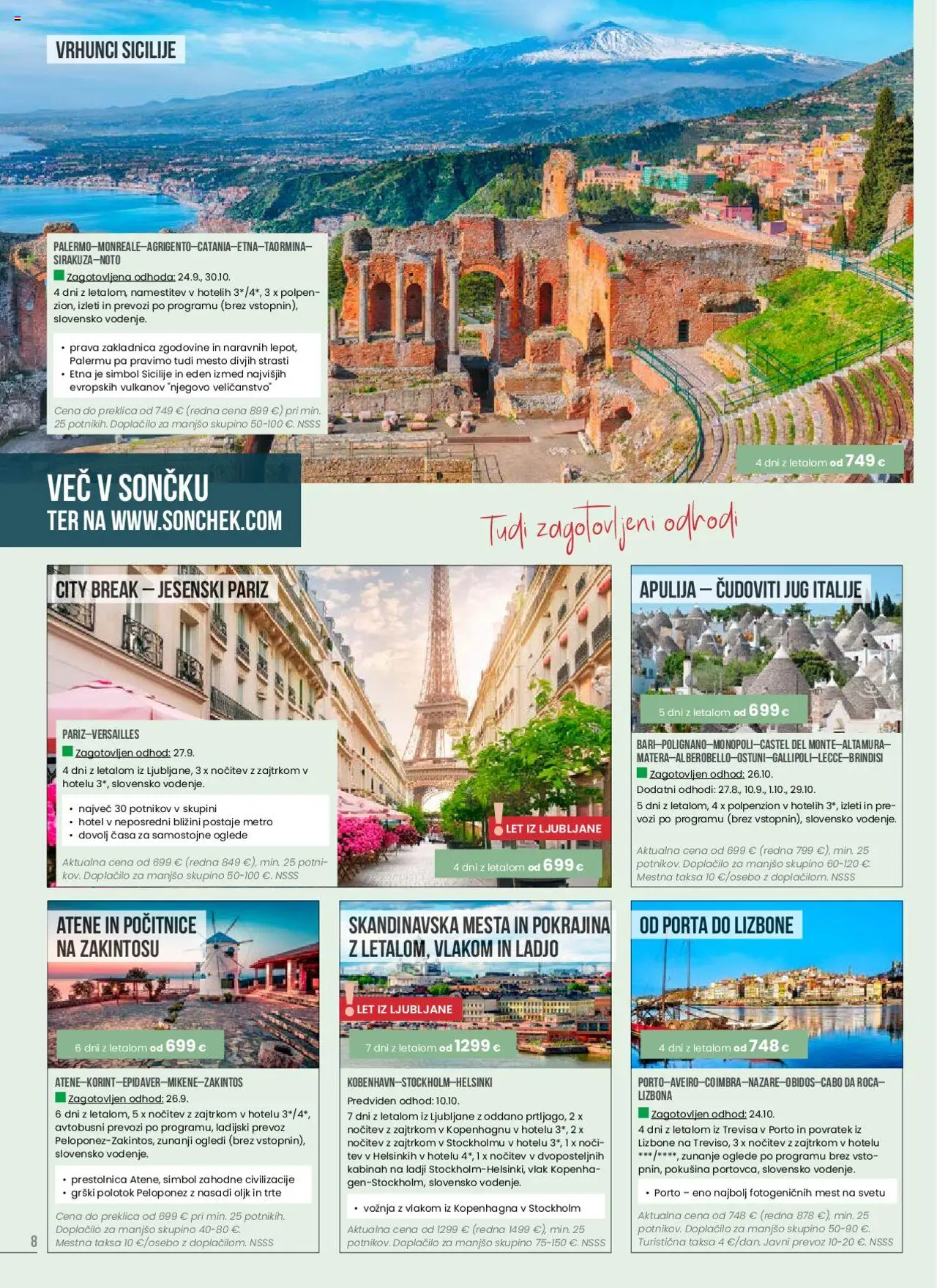 Sonček katalog pogresamo vas julij │ velja od 10.07.2025 | Stran: 8