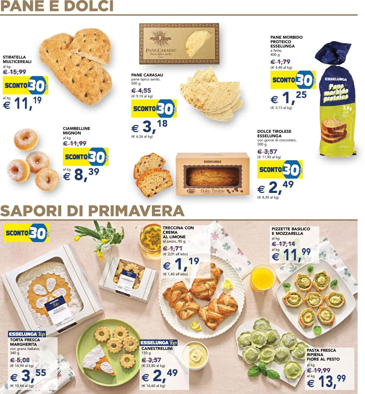 Volantino Esselunga S del 12.03.2026 | Pagina: 13 | Prodotti: Limone, Top, Pasta, Pesto