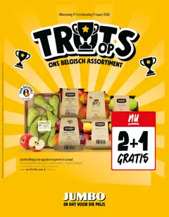 JUMBO folder / publicité - Voorbeeld van een folder van JUMBO, geldig van 11.03.2026