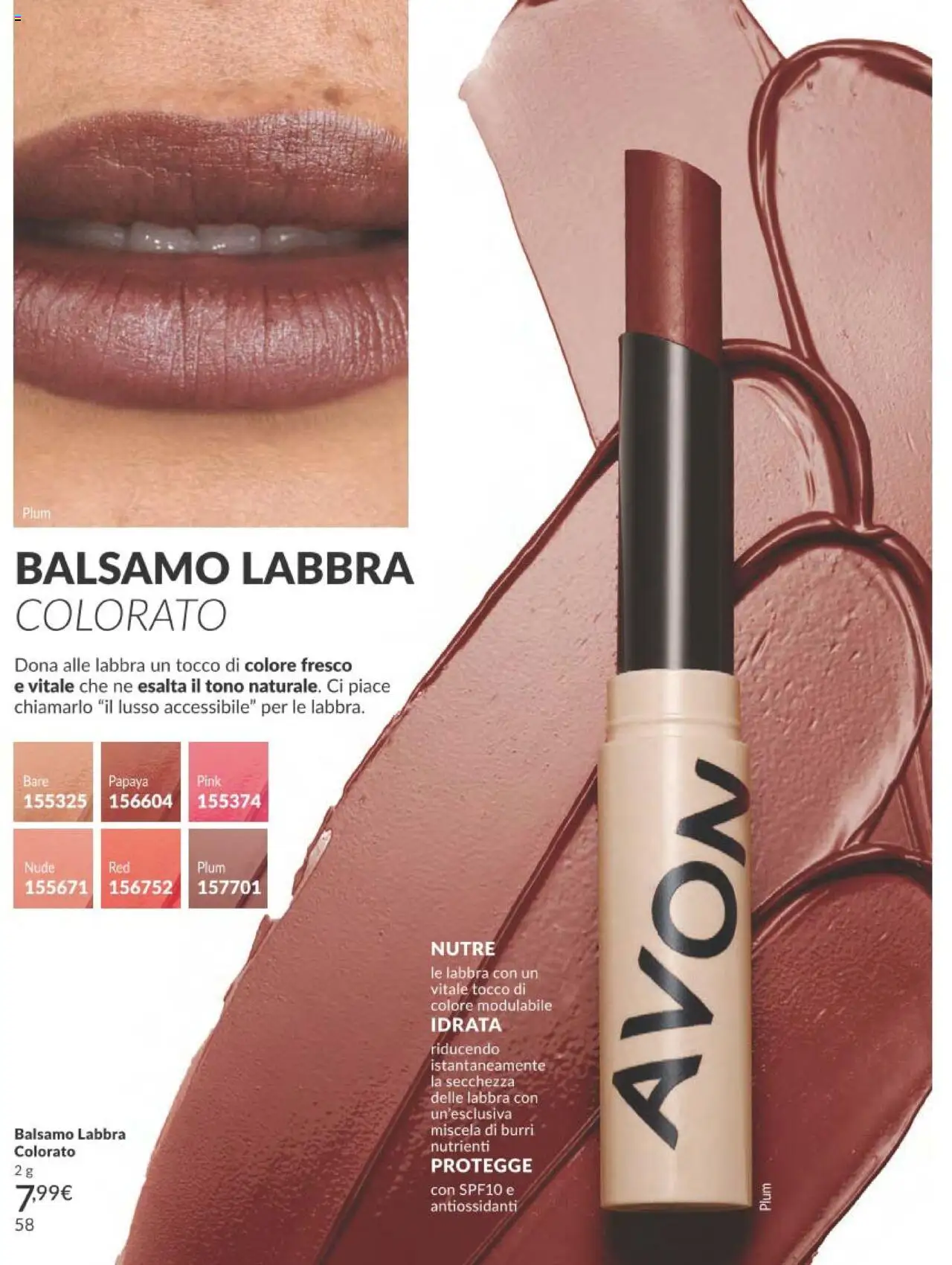Volantino Avon del 01.09.2025 | Pagina: 58 | Prodotti: Balsamo