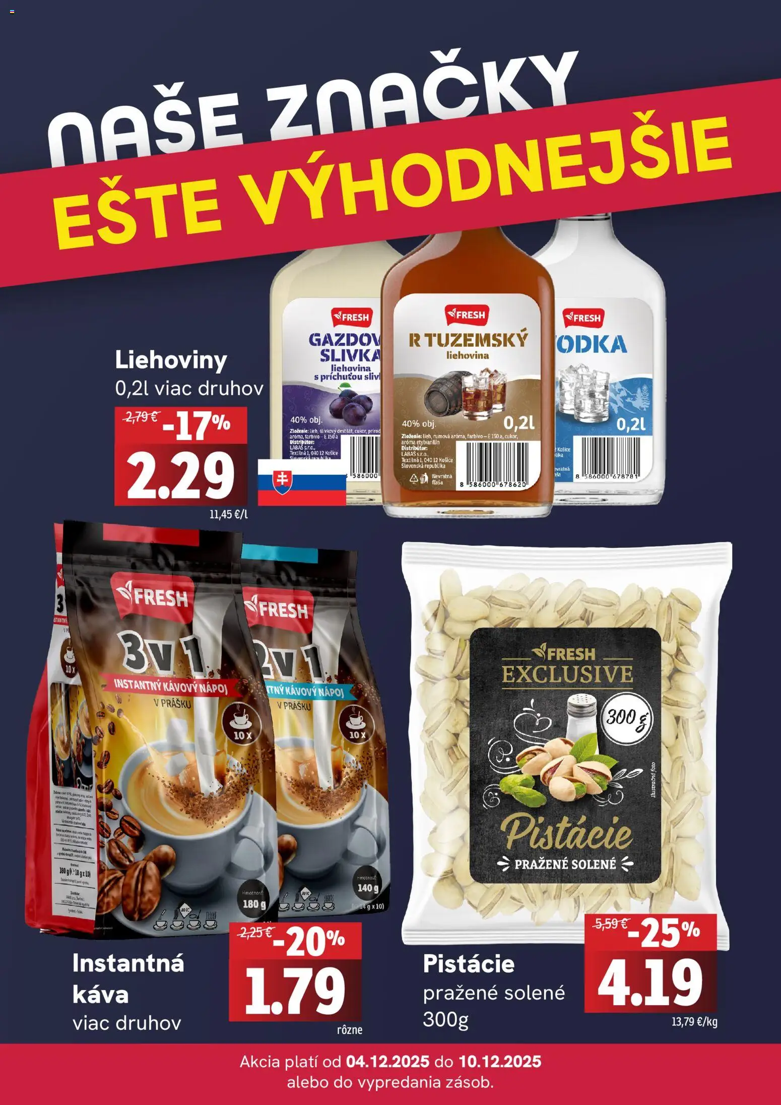 Nové Fresh akcie – leták je platný od 04.12.2025 | Strana: 4