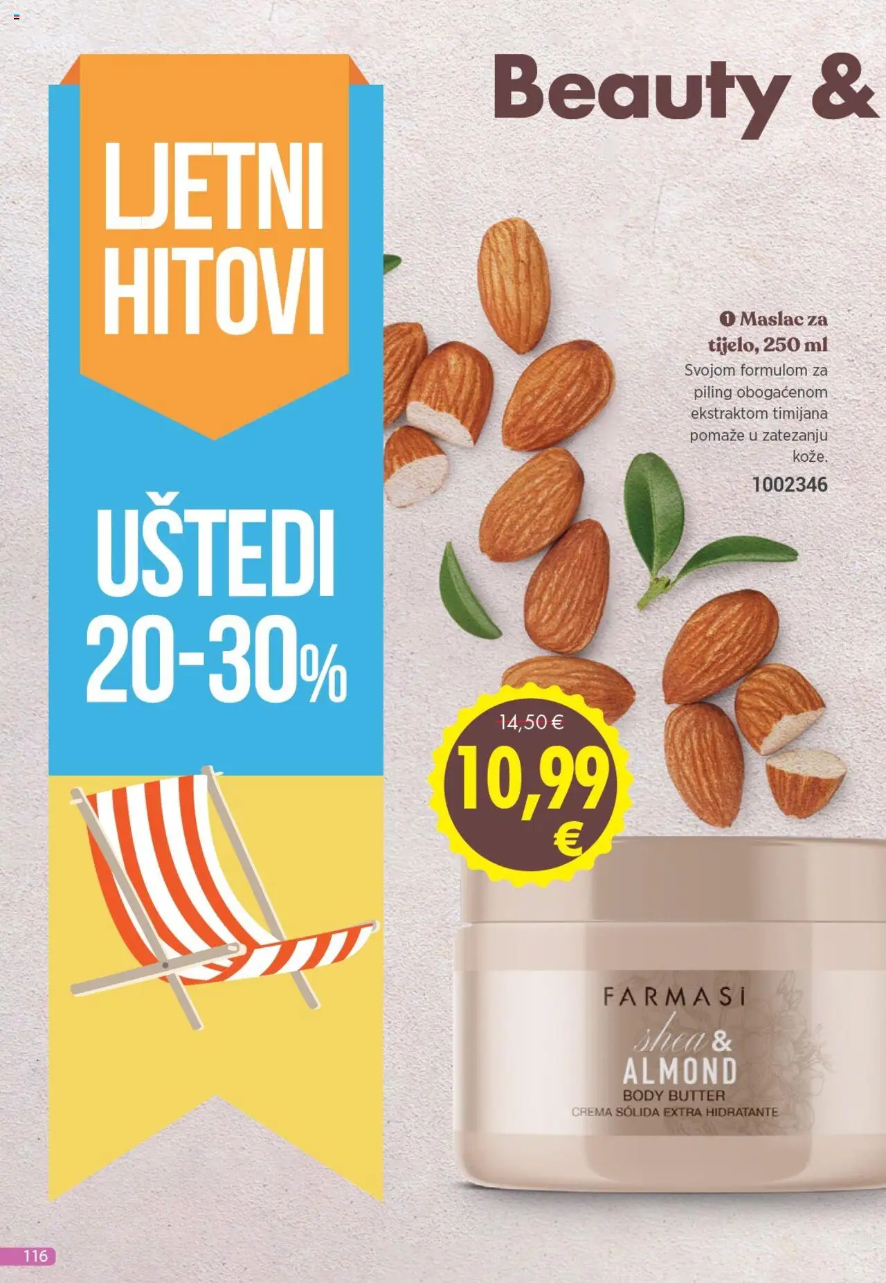 Farmasi katalog | vrijedi od 01.07.2025 | Stranica: 116 | Proizvodi: Piling, Maslac